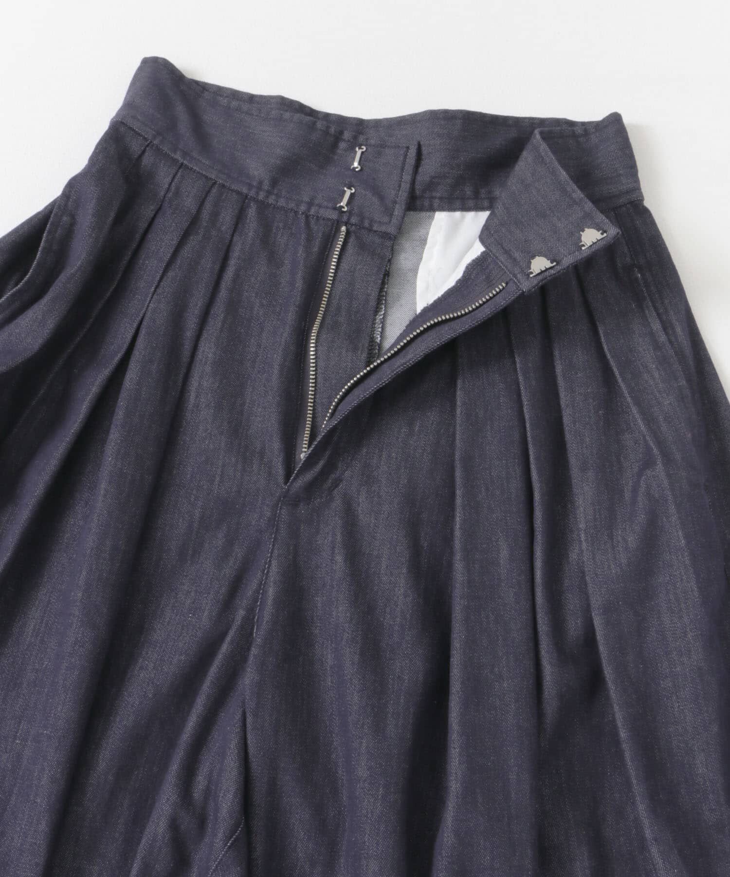 URBAN RESEARCH ROSSO「ランダムタックデニムパンツ」|デニム|