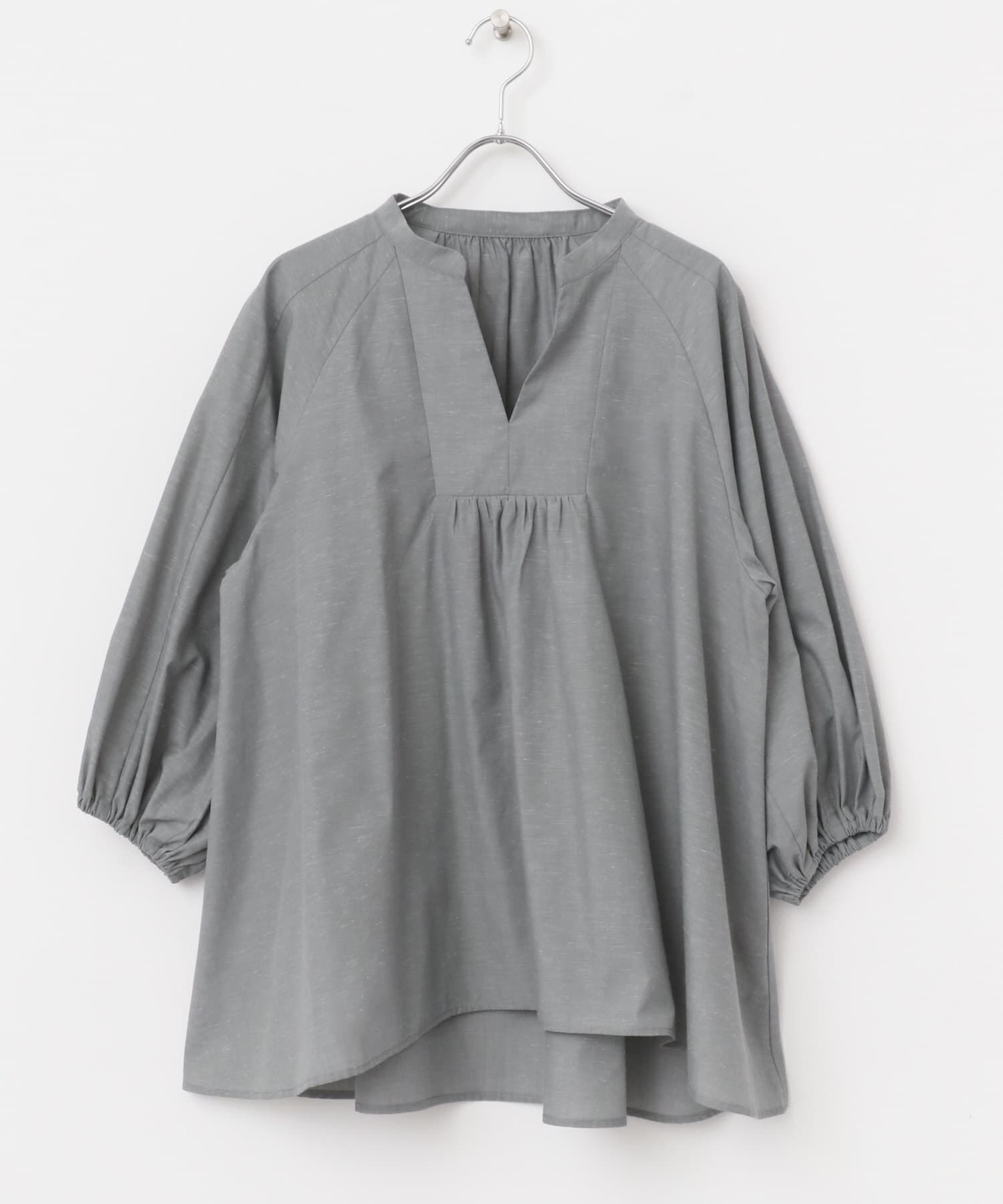 URBAN RESEARCH ROSSO「『UR TECH』F by ROSSO　イージーリネンボリュームブラウス」|シャツ・ブラウス|