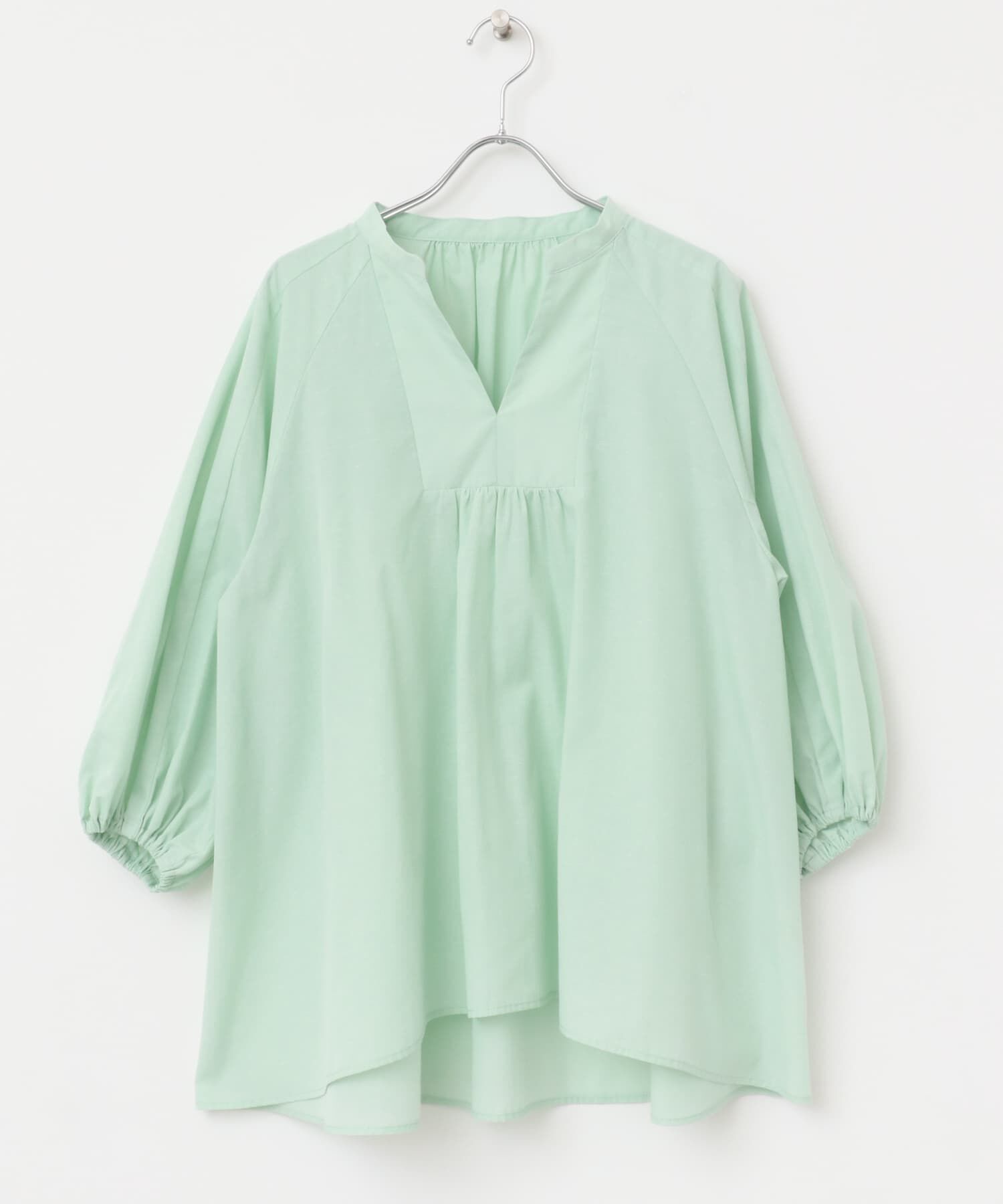 URBAN RESEARCH ROSSO「『UR TECH』F by ROSSO　イージーリネンボリュームブラウス」|シャツ・ブラウス|