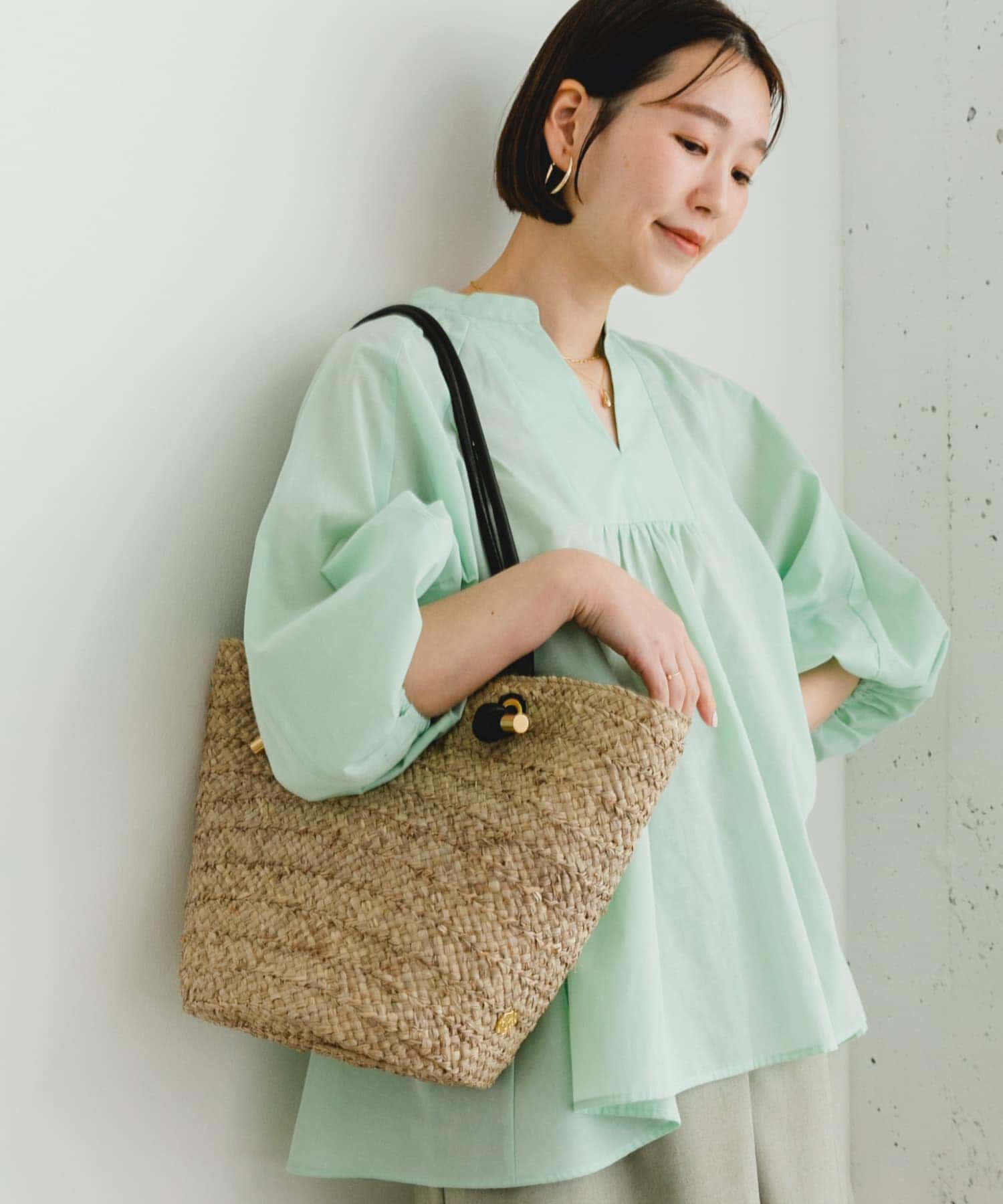 URBAN RESEARCH ROSSO「『UR TECH』F by ROSSO　イージーリネンボリュームブラウス」|シャツ・ブラウス|