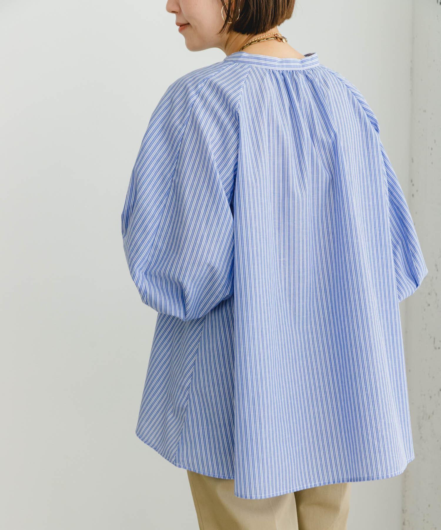 URBAN RESEARCH ROSSO「『UR TECH』F by ROSSO　イージーリネンボリュームブラウス」|シャツ・ブラウス|