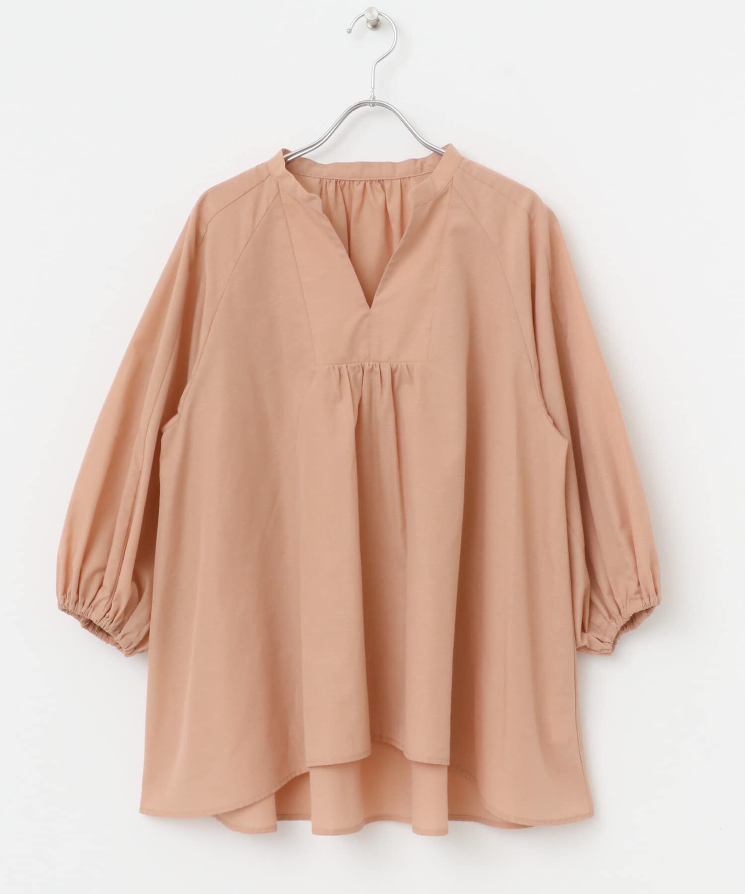 URBAN RESEARCH ROSSO「『UR TECH』F by ROSSO　イージーリネンボリュームブラウス」|シャツ・ブラウス|