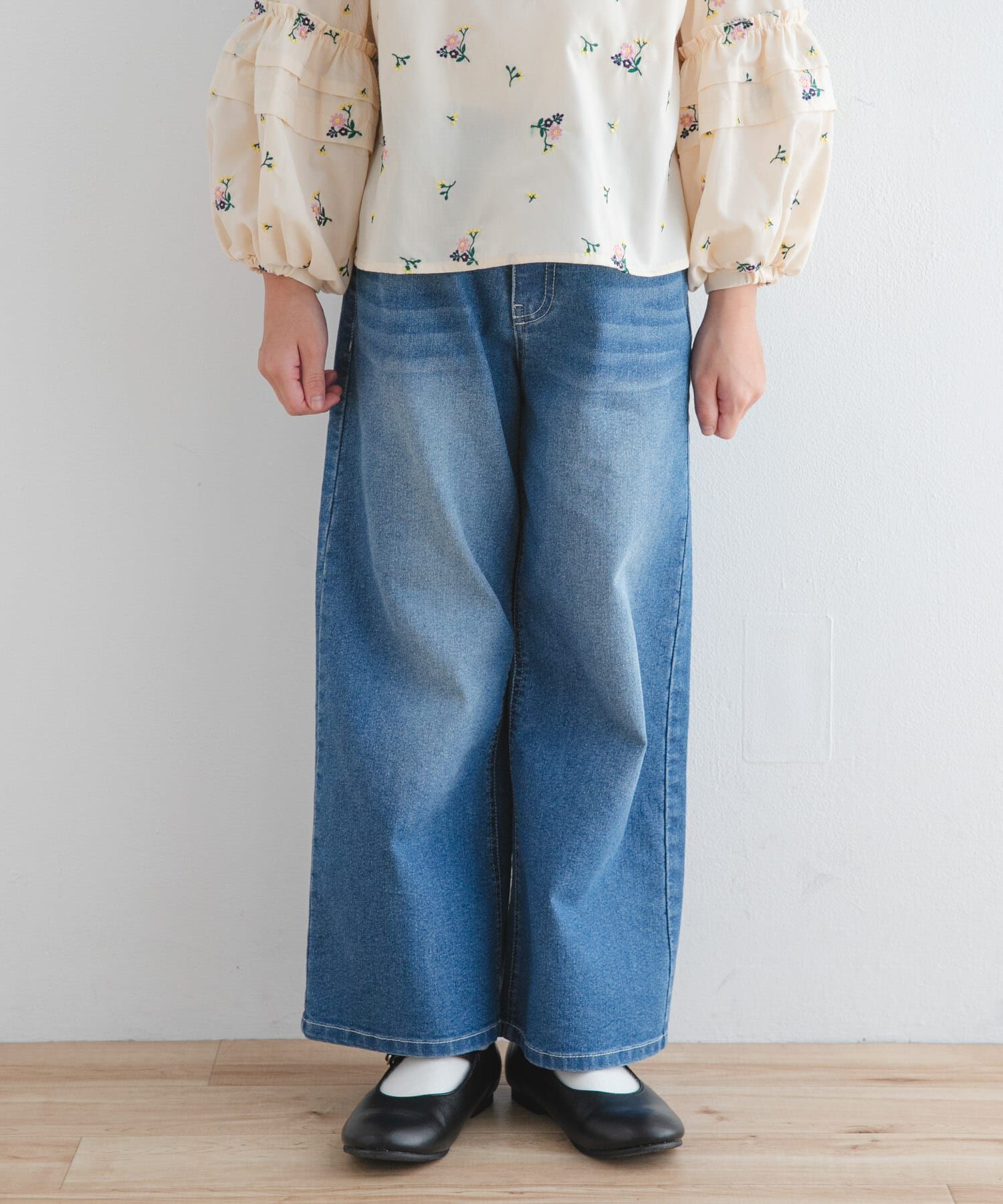 URBAN RESEARCH DOORS「デニムイージーパンツ(KIDS)」|その他|ブルー