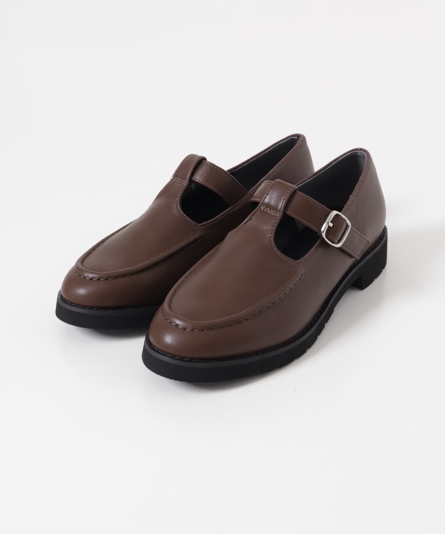 URBAN RESEARCH DOORS「Tストラップローファー」|ローファー|