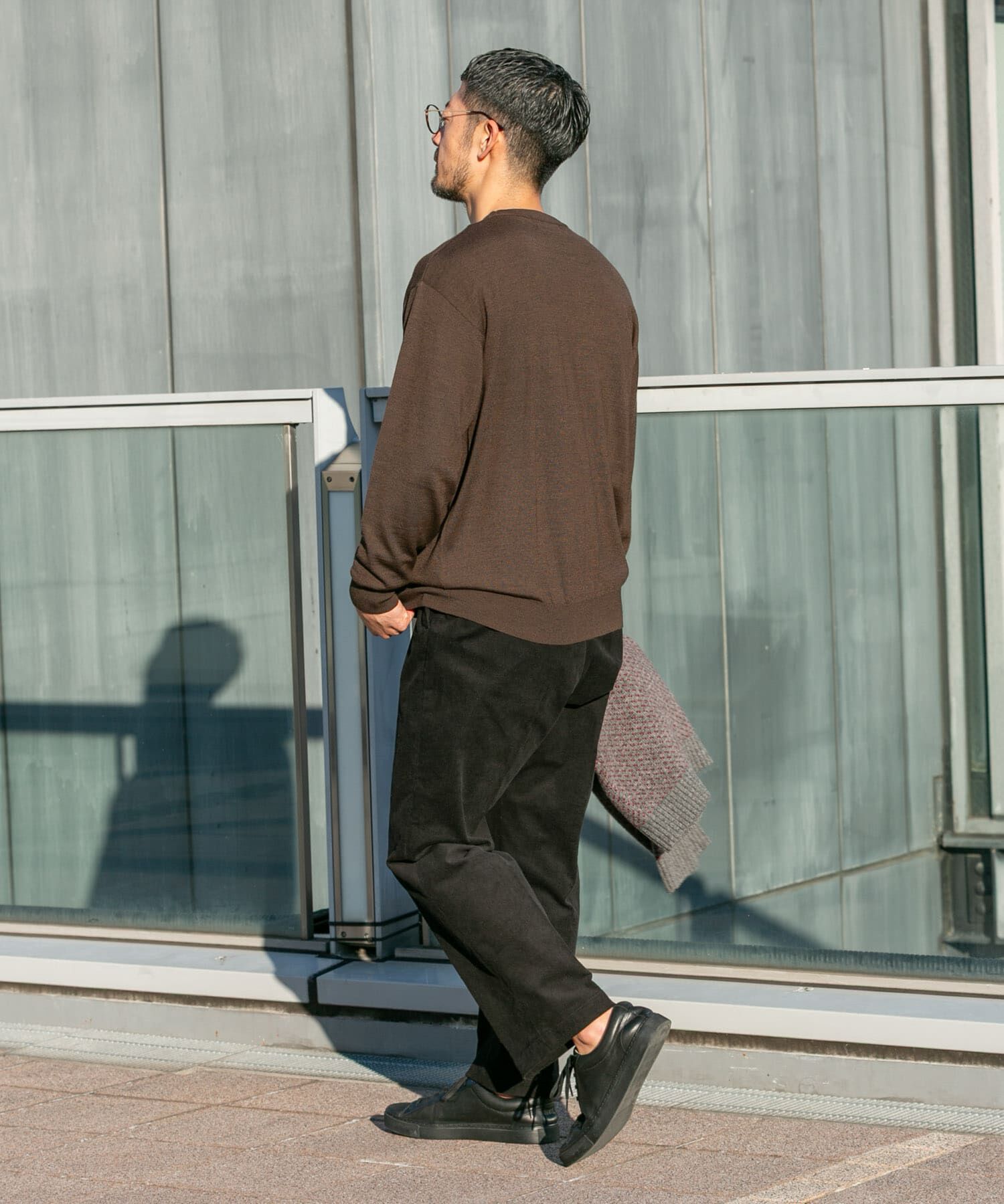 URBAN RESEARCH ROSSO「イタリア糸メリノウールクルーニット」|ニット・セーター|