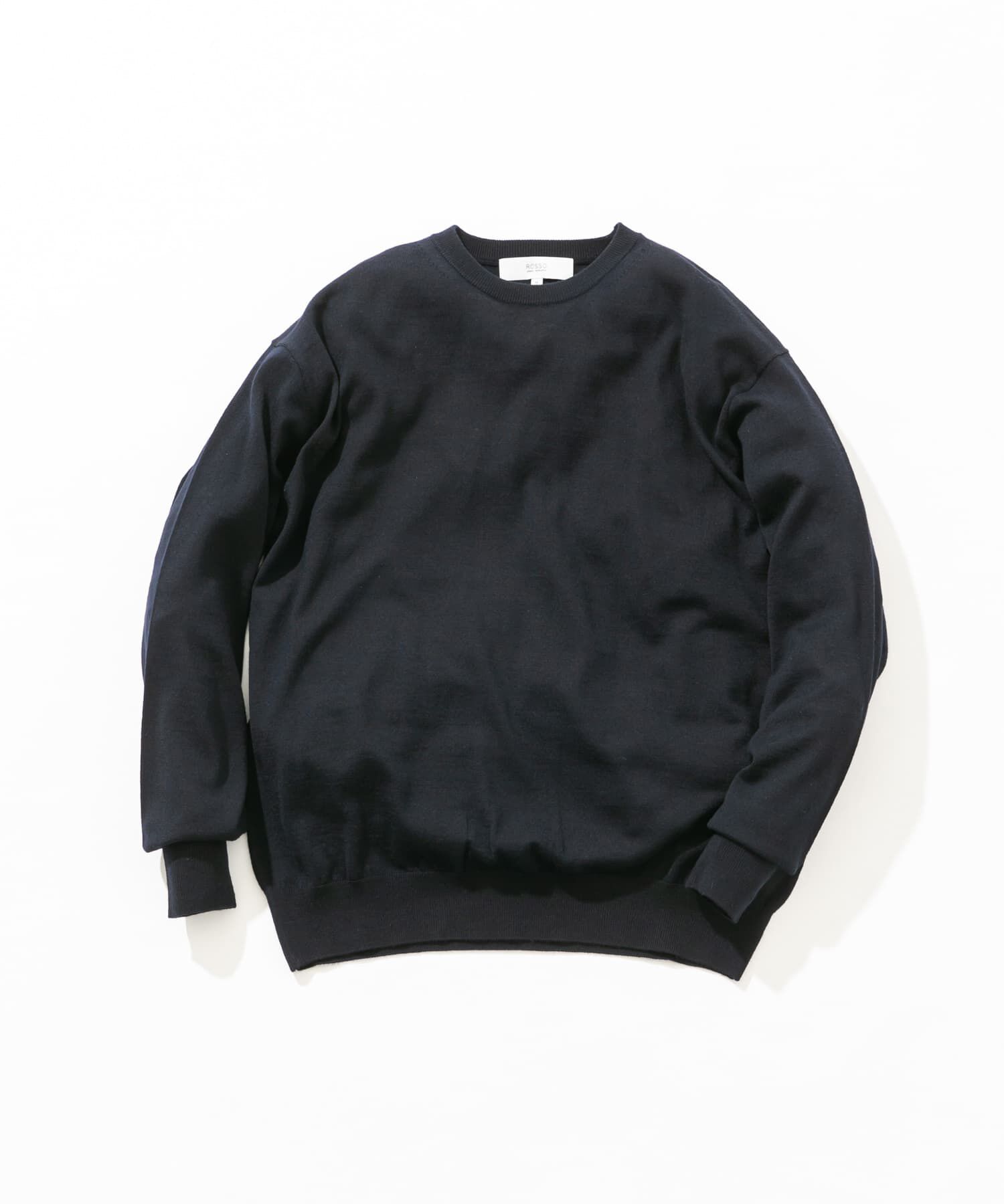 URBAN RESEARCH ROSSO「イタリア糸メリノウールクルーニット」|ニット・セーター|