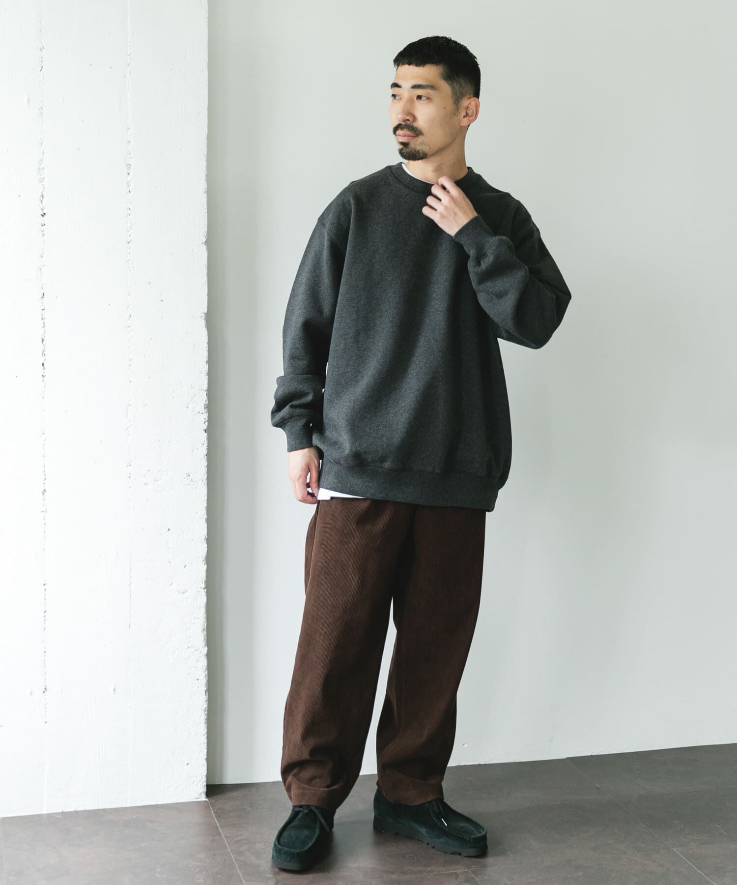 URBAN RESEARCH DOORS「裏起毛クルーネックスウェット」|スウェット・ジャージ|