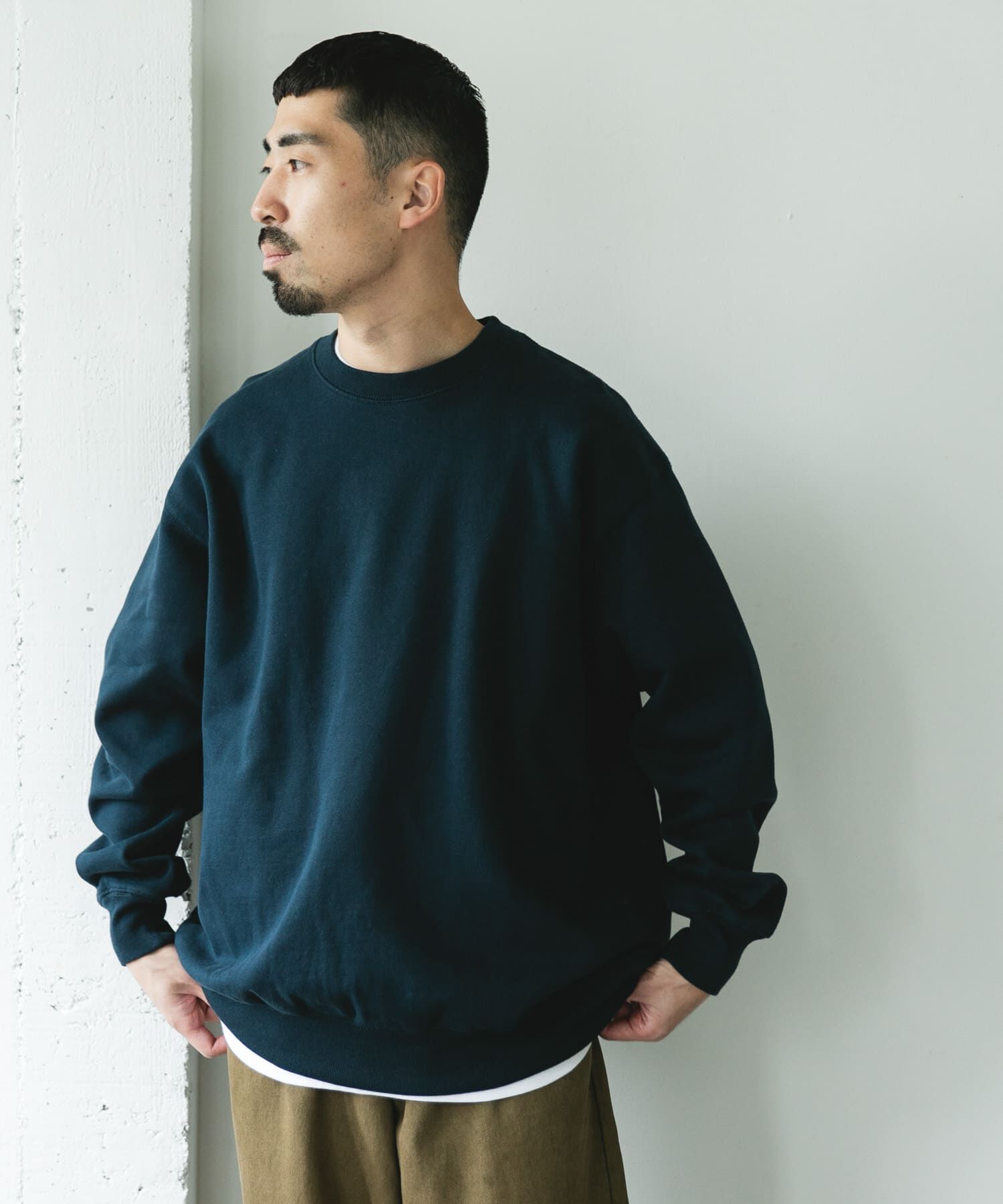 URBAN RESEARCH DOORS「裏起毛クルーネックスウェット」|スウェット・ジャージ|