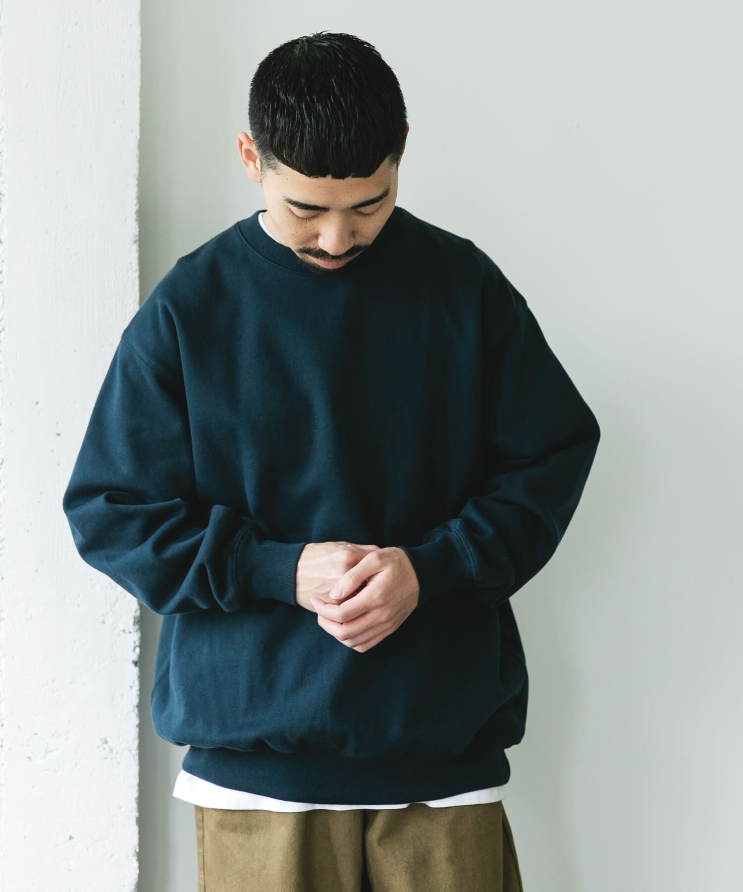 URBAN RESEARCH DOORS「裏起毛クルーネックスウェット」|スウェット・ジャージ|
