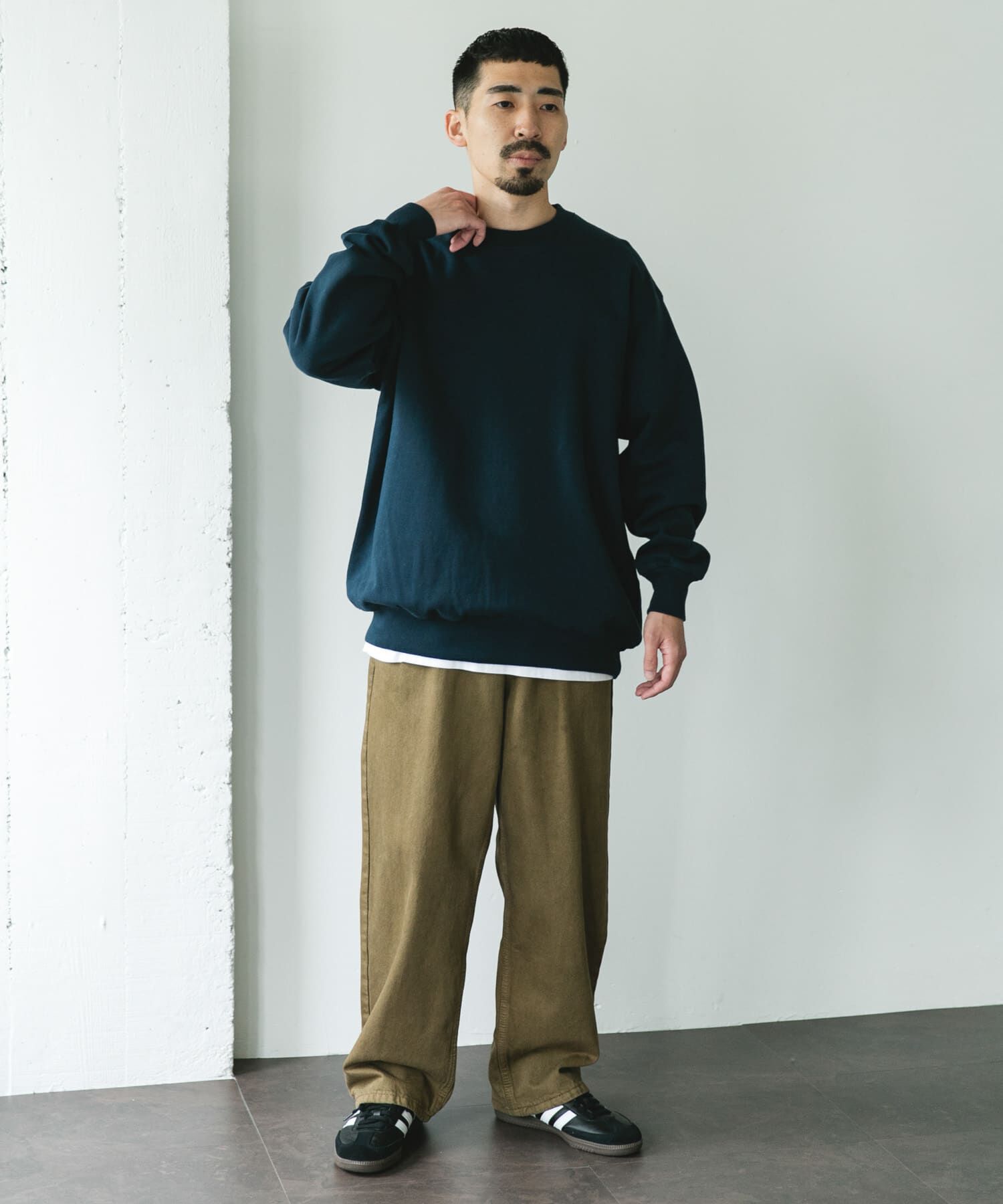 URBAN RESEARCH DOORS「裏起毛クルーネックスウェット」|スウェット・ジャージ|