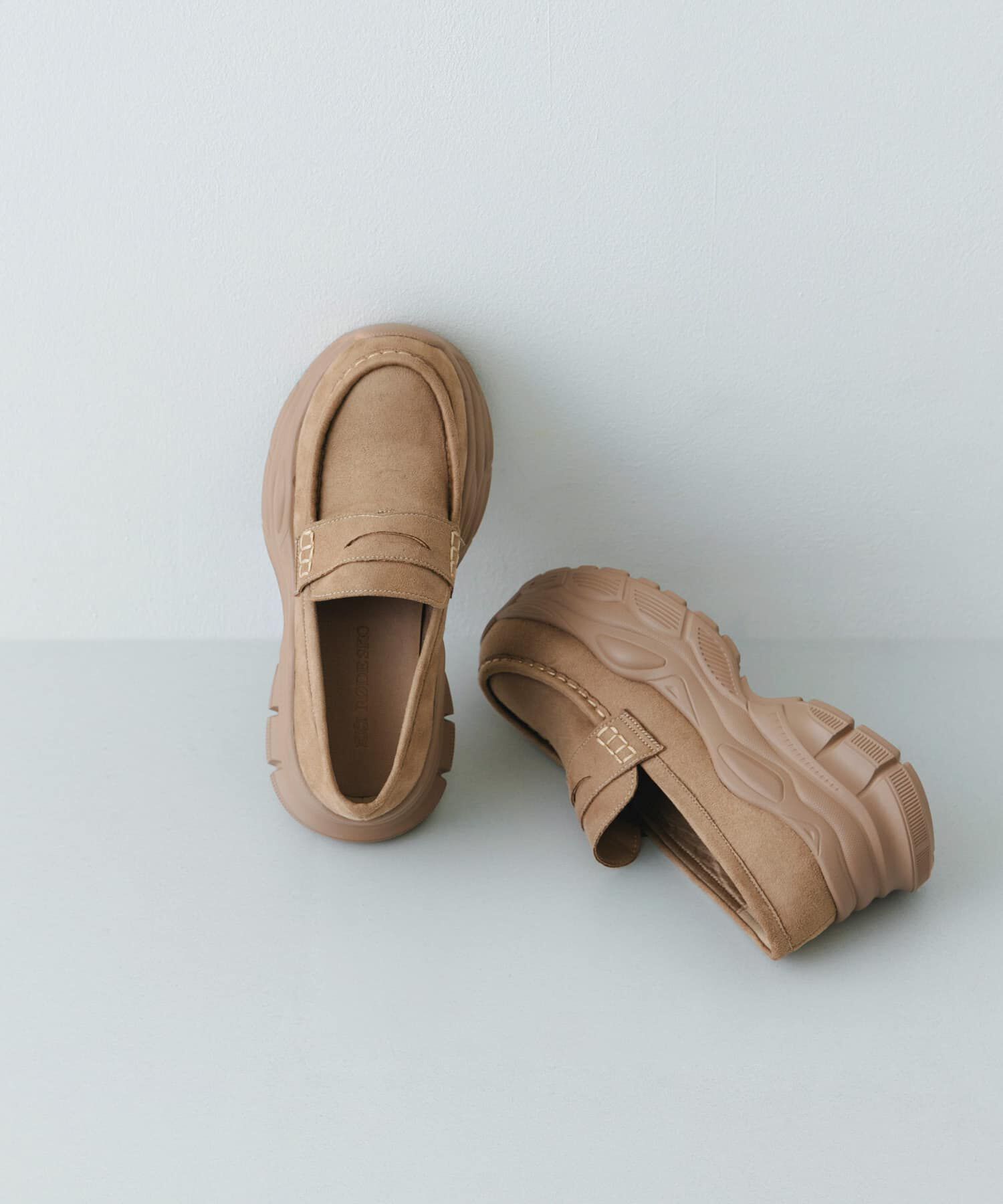 RODE SKO「ボリュームソールローファー」|ローファー|ベージュ