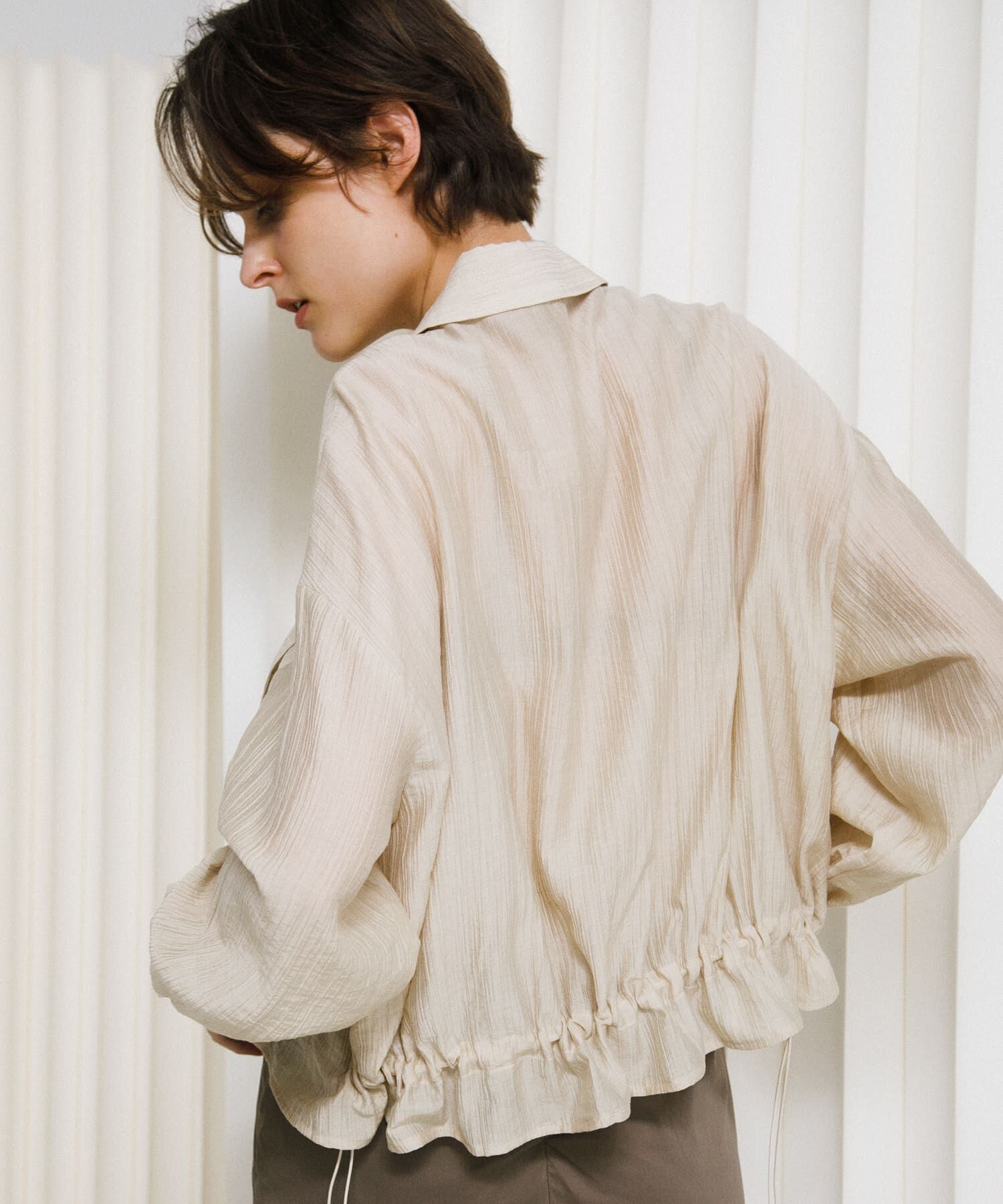 LAATO「drawstring shirts」|シャツ・ブラウス|