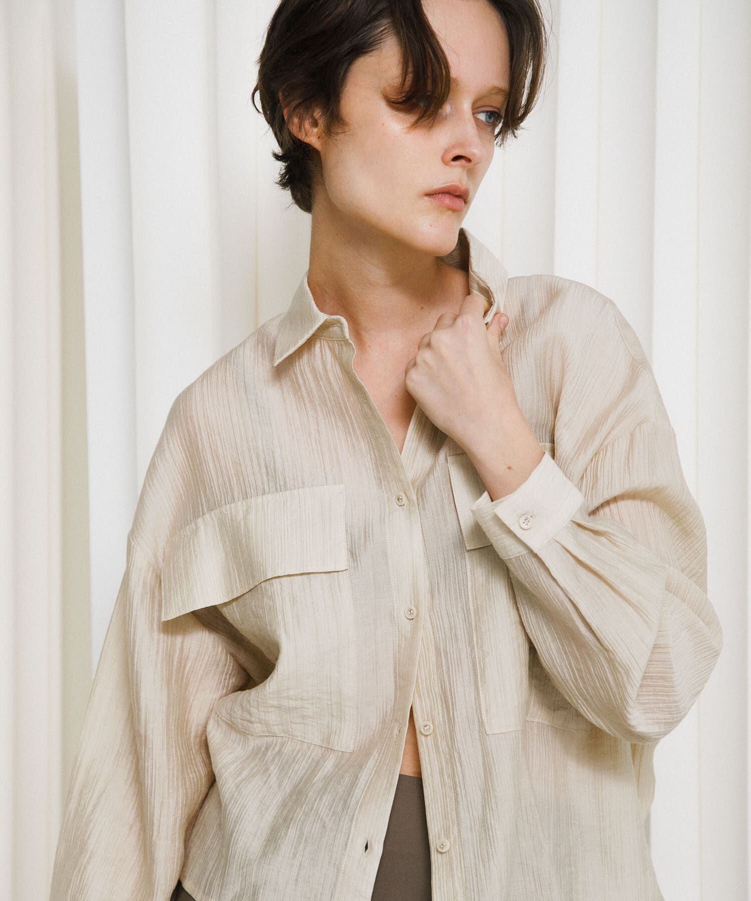 LAATO「drawstring shirts」|シャツ・ブラウス|