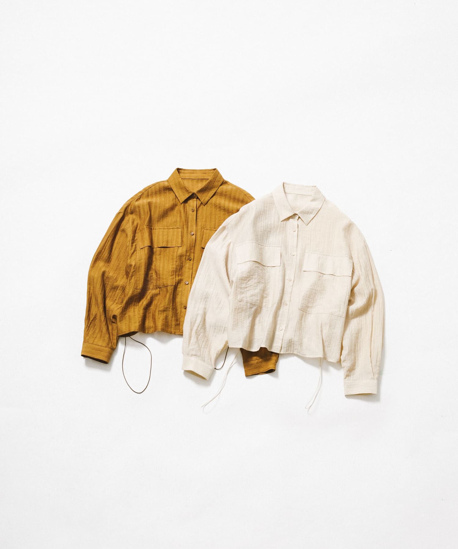 LAATO「drawstring shirts」|シャツ・ブラウス|