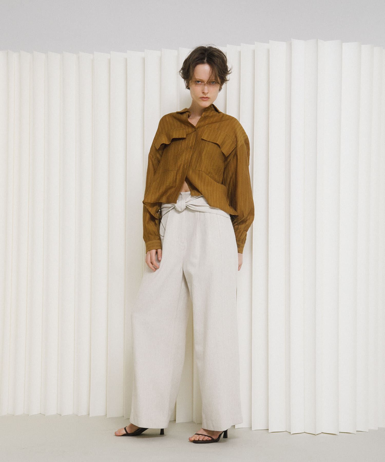 LAATO「drawstring shirts」|シャツ・ブラウス|