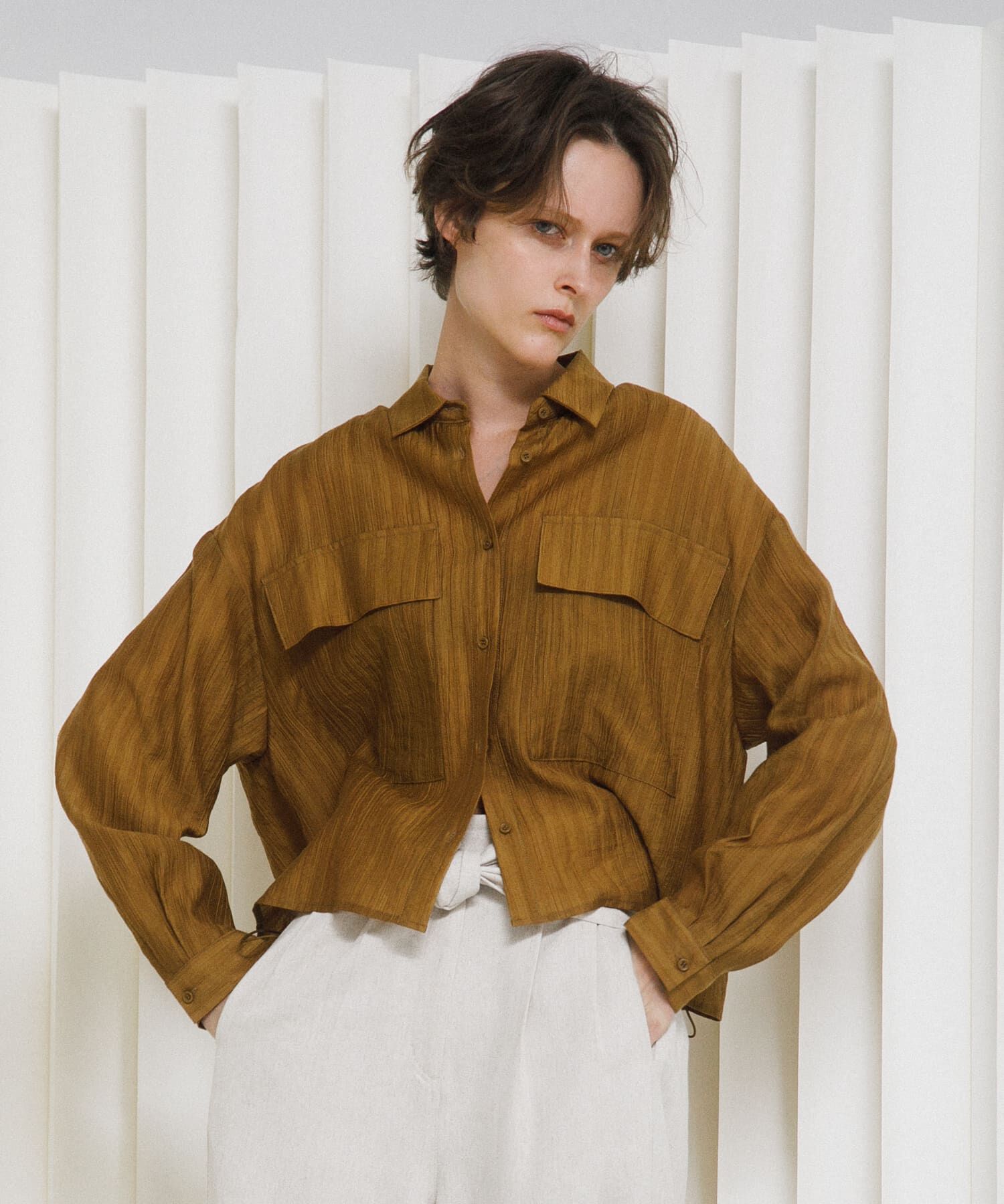 LAATO「drawstring shirts」|シャツ・ブラウス|