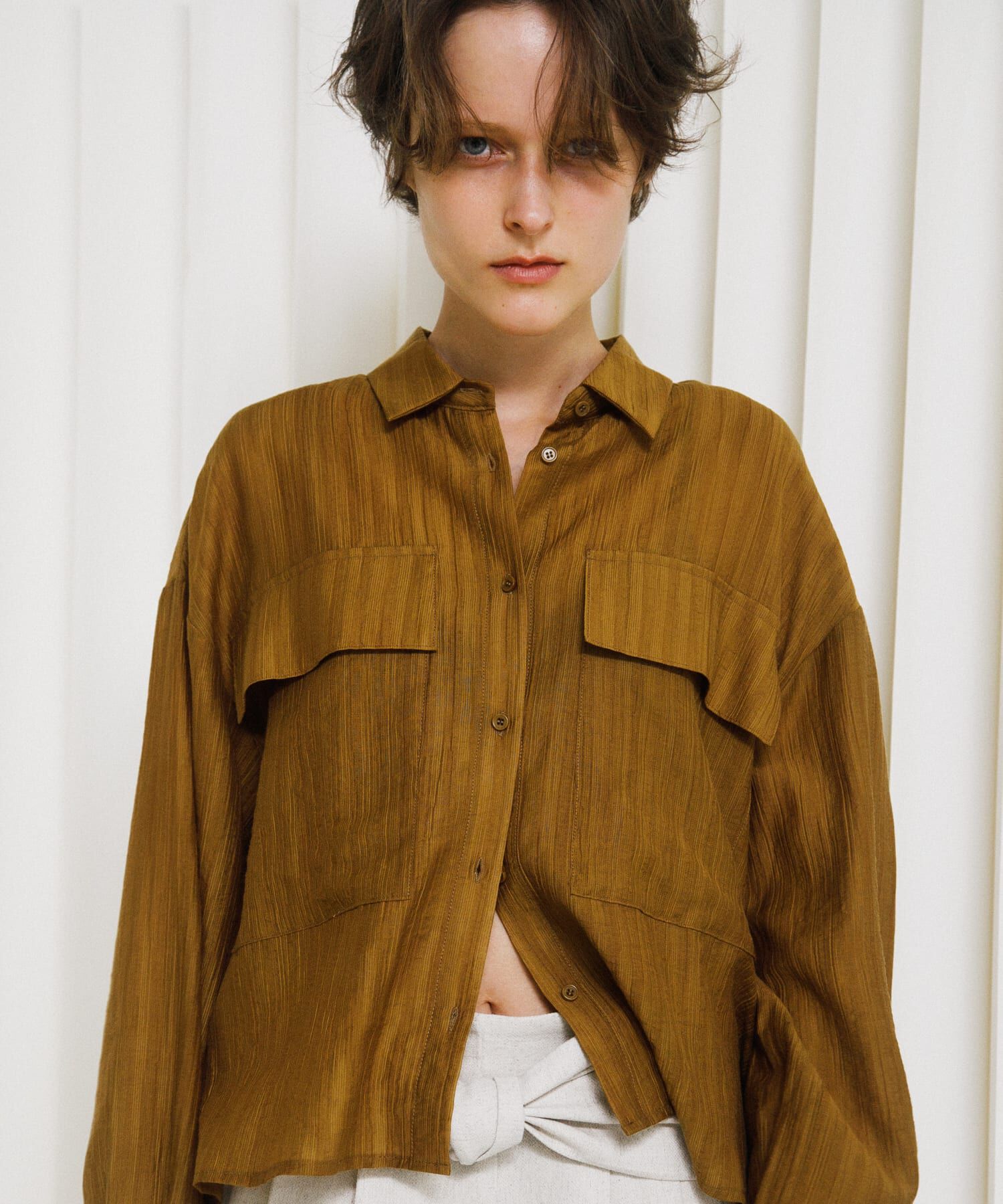 LAATO「drawstring shirts」|シャツ・ブラウス|