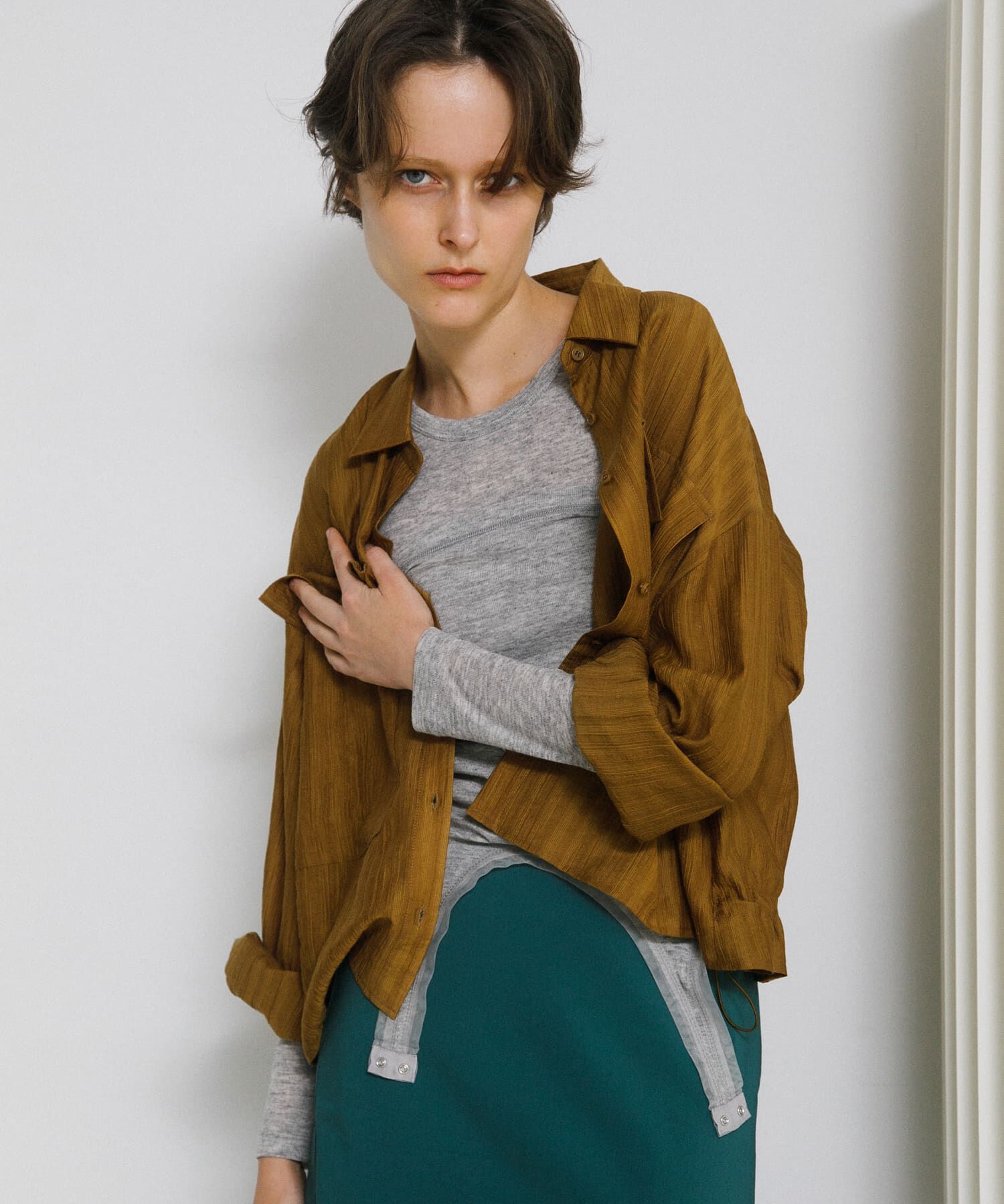 LAATO「drawstring shirts」|シャツ・ブラウス|