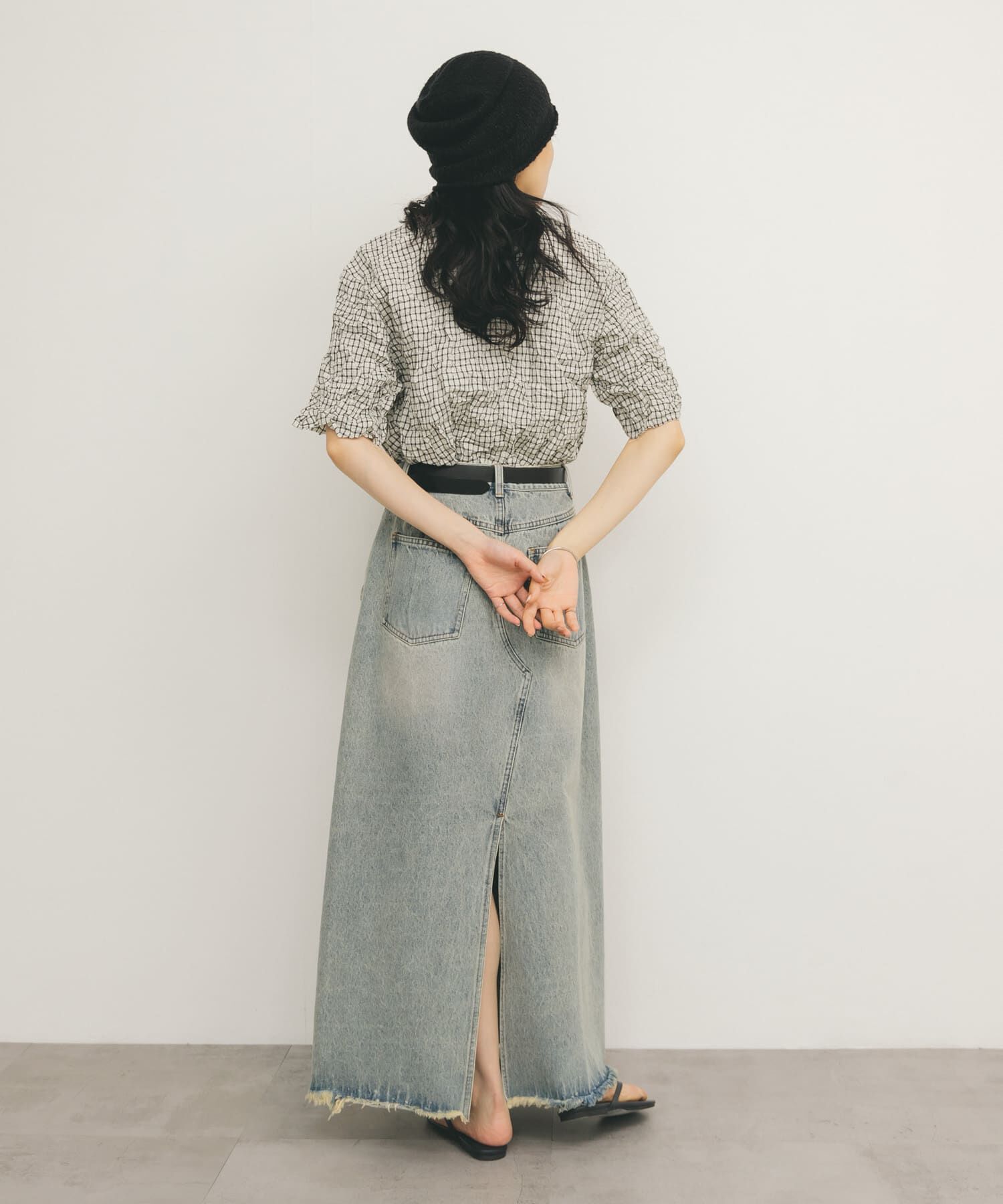  「ワッシャーチェックシャツ」|シャツ・ブラウス|