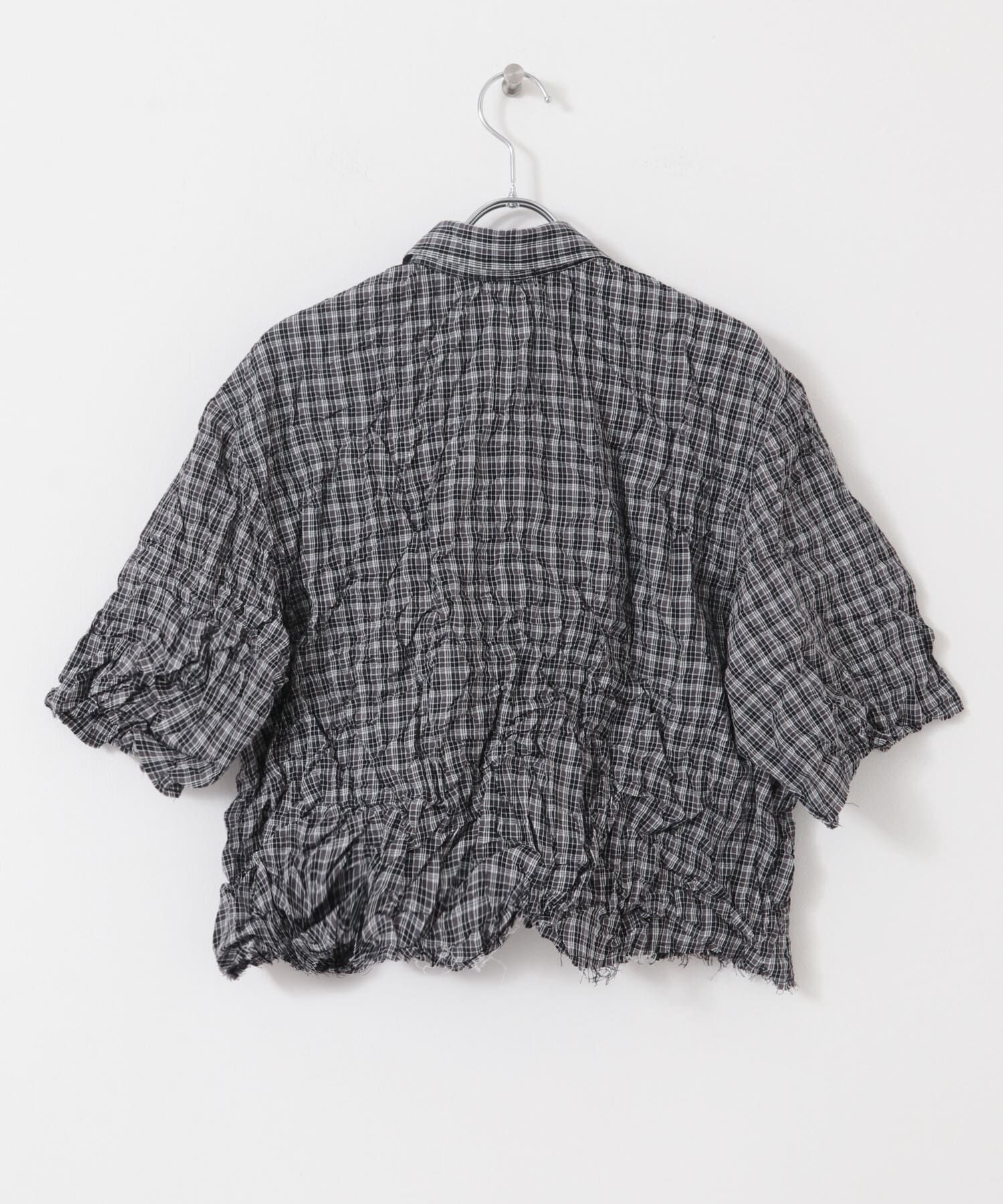  「ワッシャーチェックシャツ」|シャツ・ブラウス|