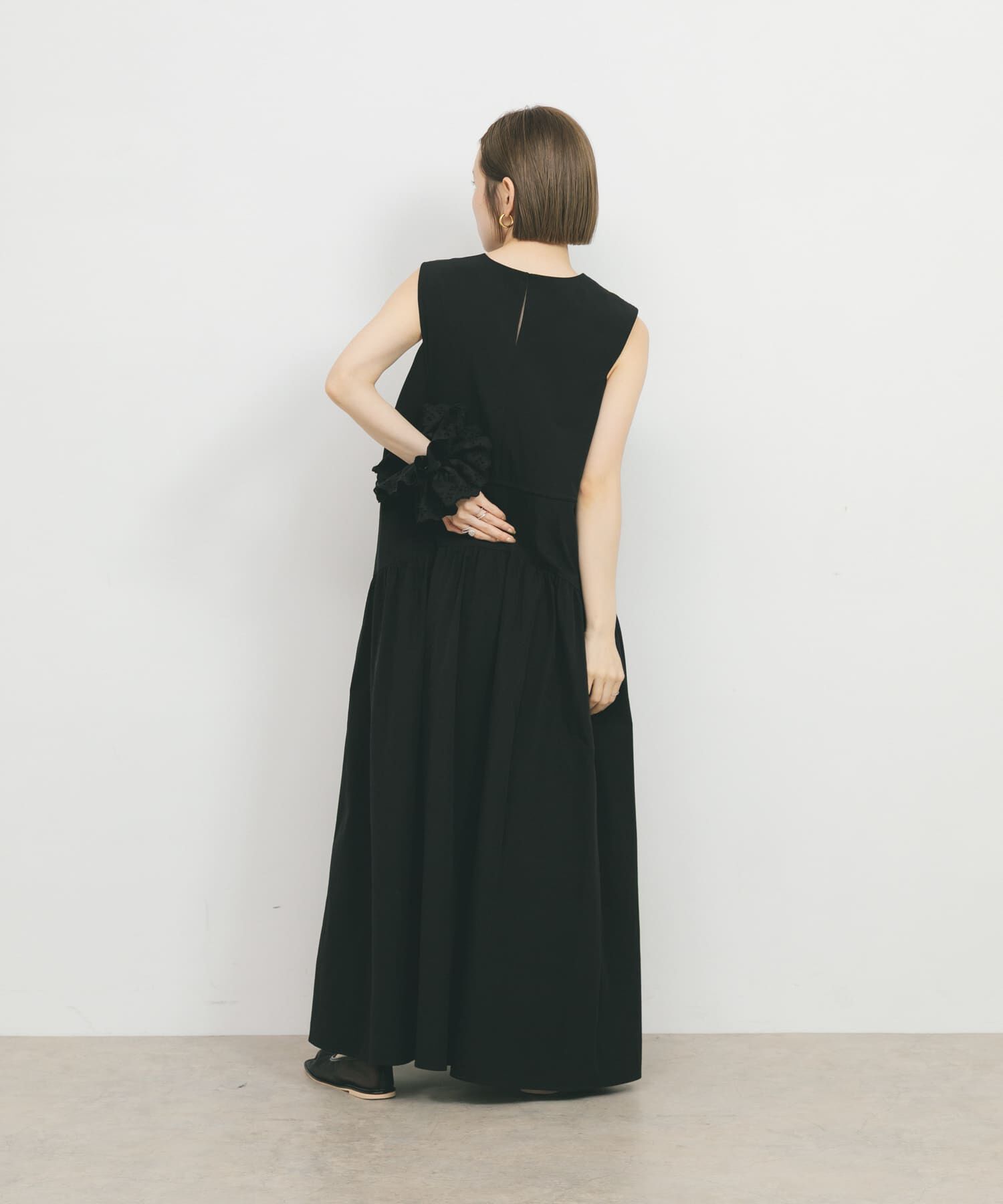  「ノースリーブドロストワンピース」|ワンピース|