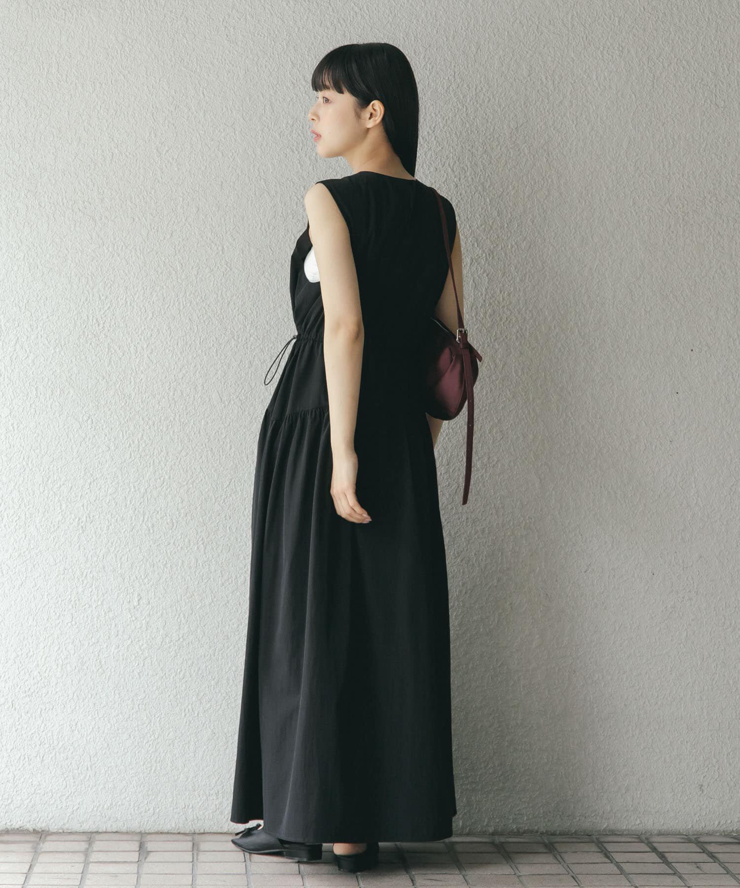  「ノースリーブドロストワンピース」|ワンピース|