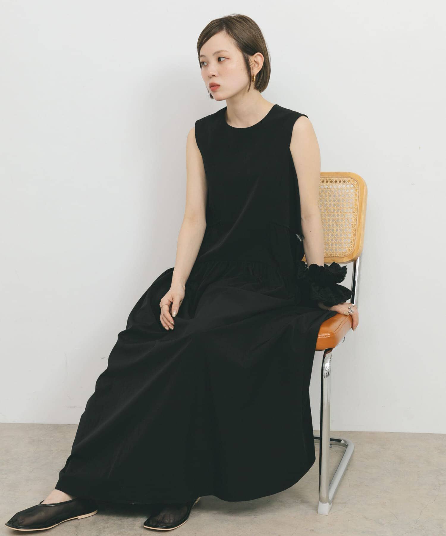  「ノースリーブドロストワンピース」|ワンピース|