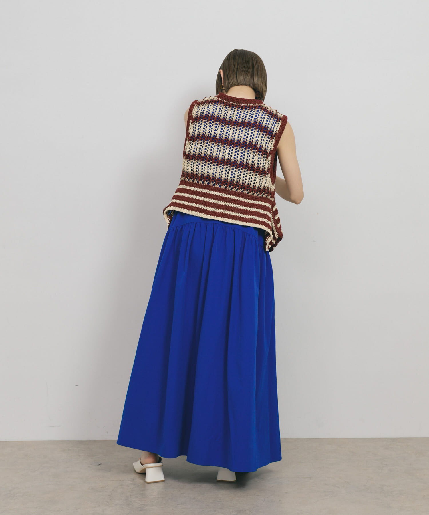  「ノースリーブドロストワンピース」|ワンピース|