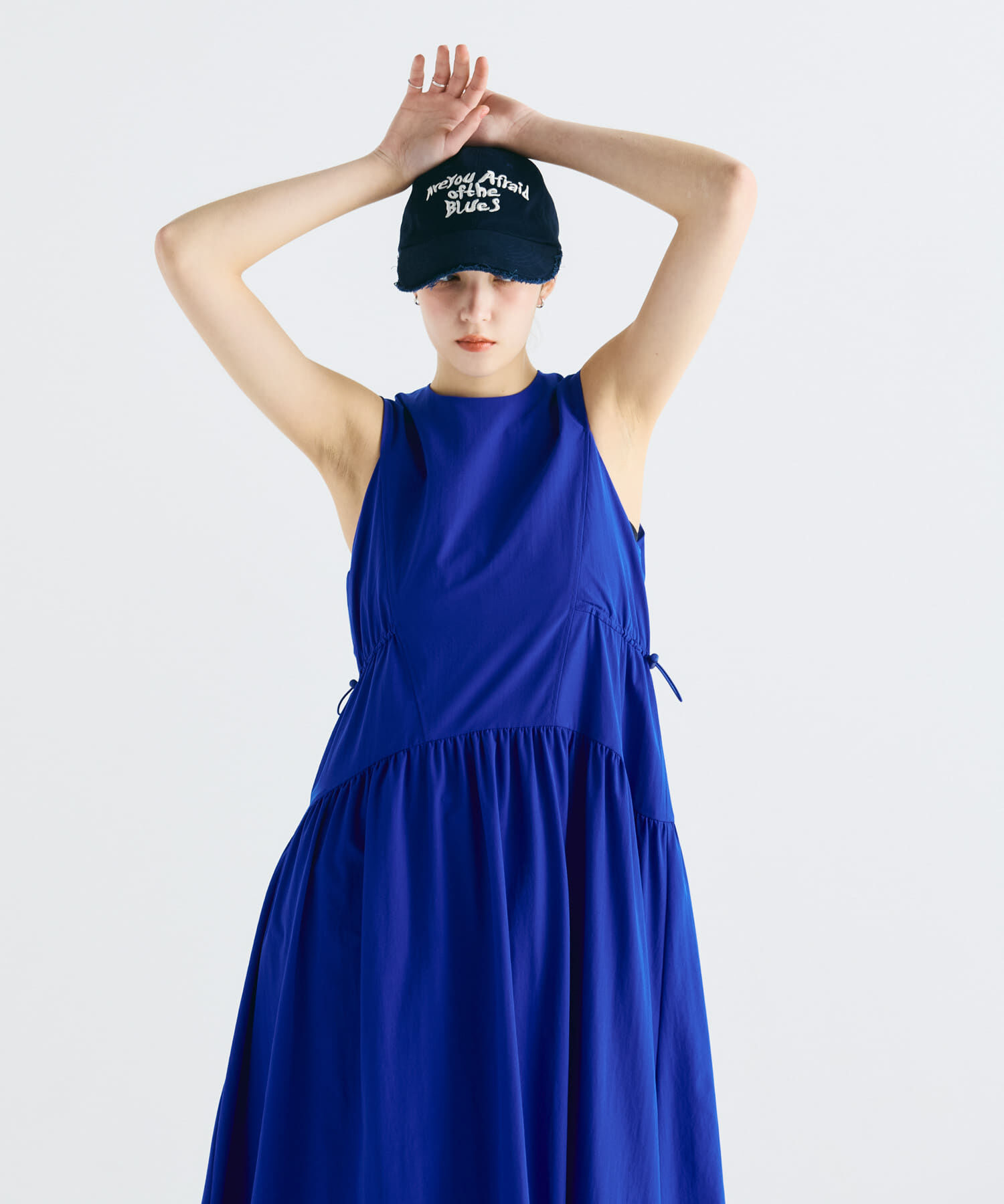  「ノースリーブドロストワンピース」|ワンピース|