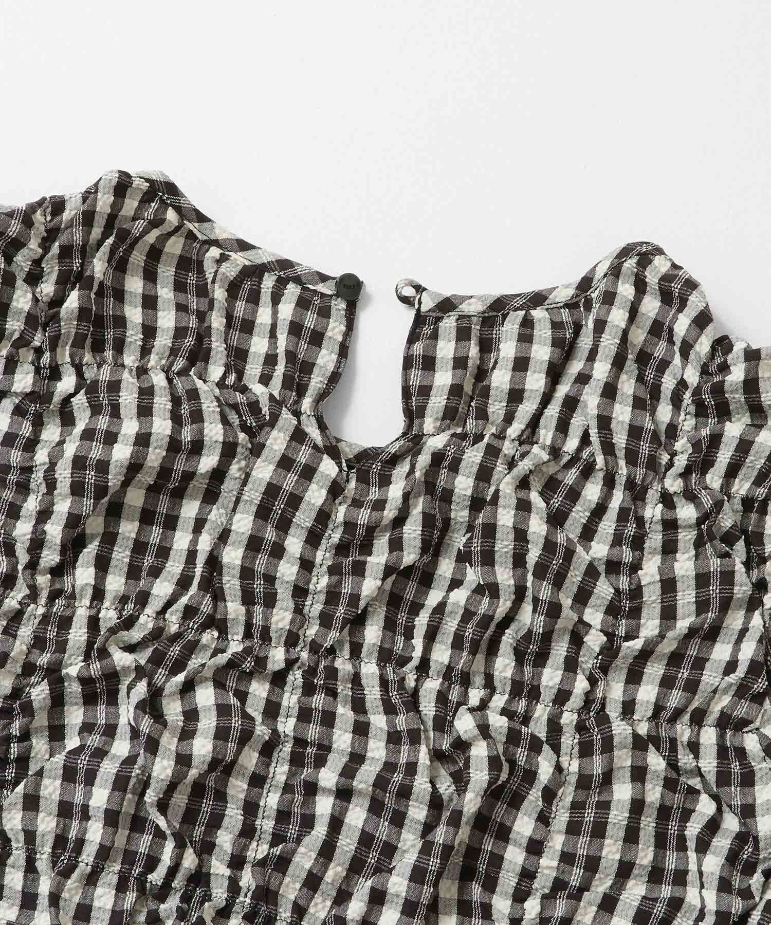  「ランダムシャーリングチェックワンピース」|ワンピース|