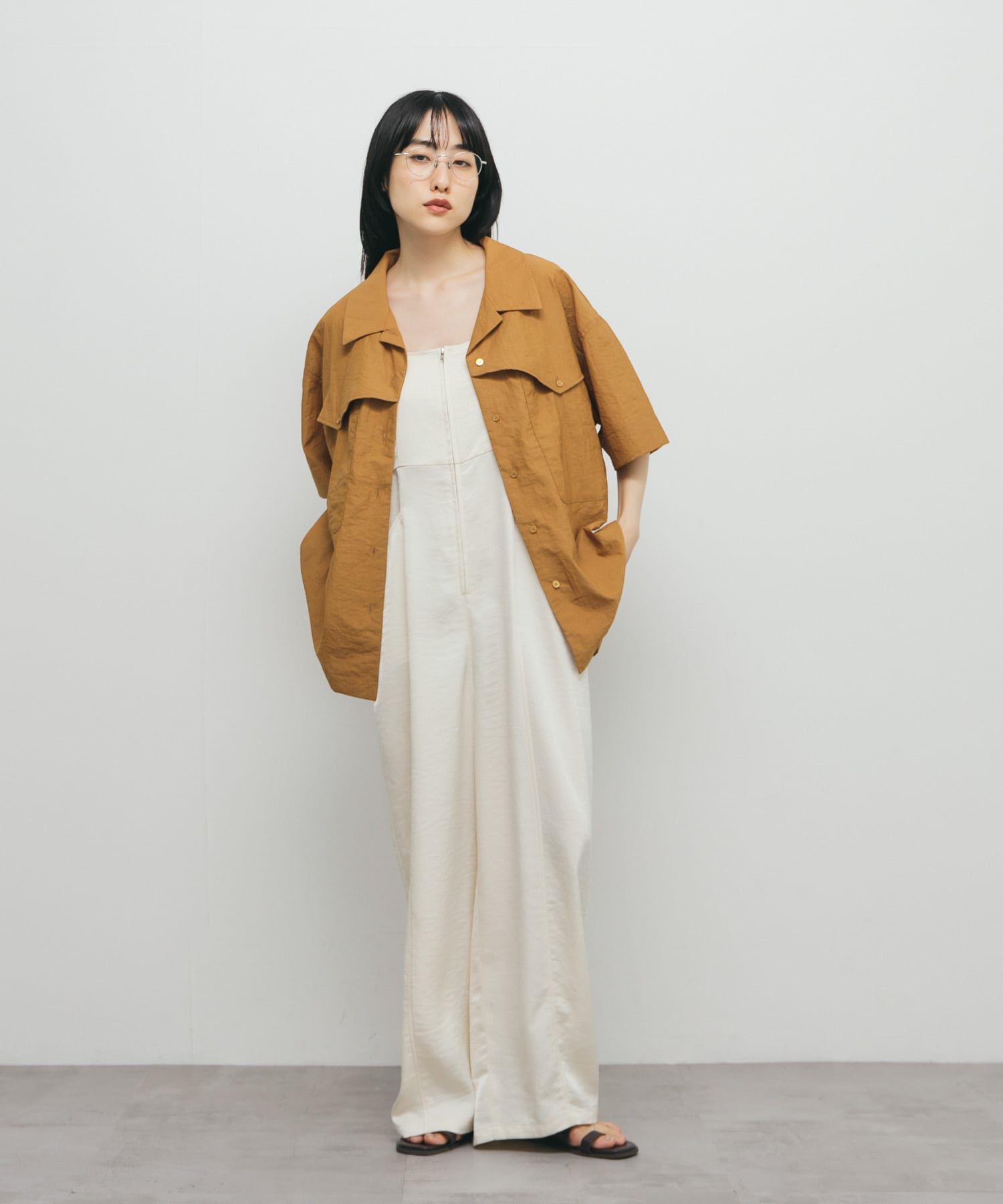  「ポケットデザインルーズシャツ」|シャツ・ブラウス|