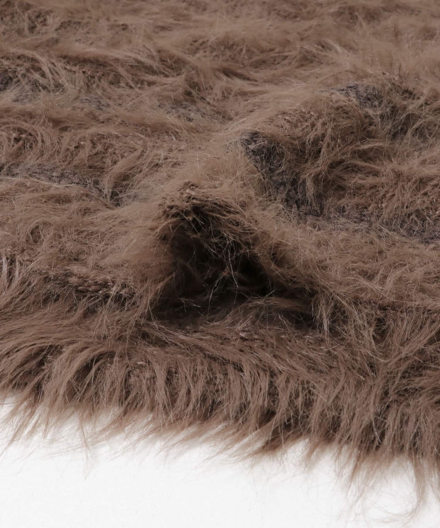  「ラインデザインシャギーニット」|ニット・セーター|