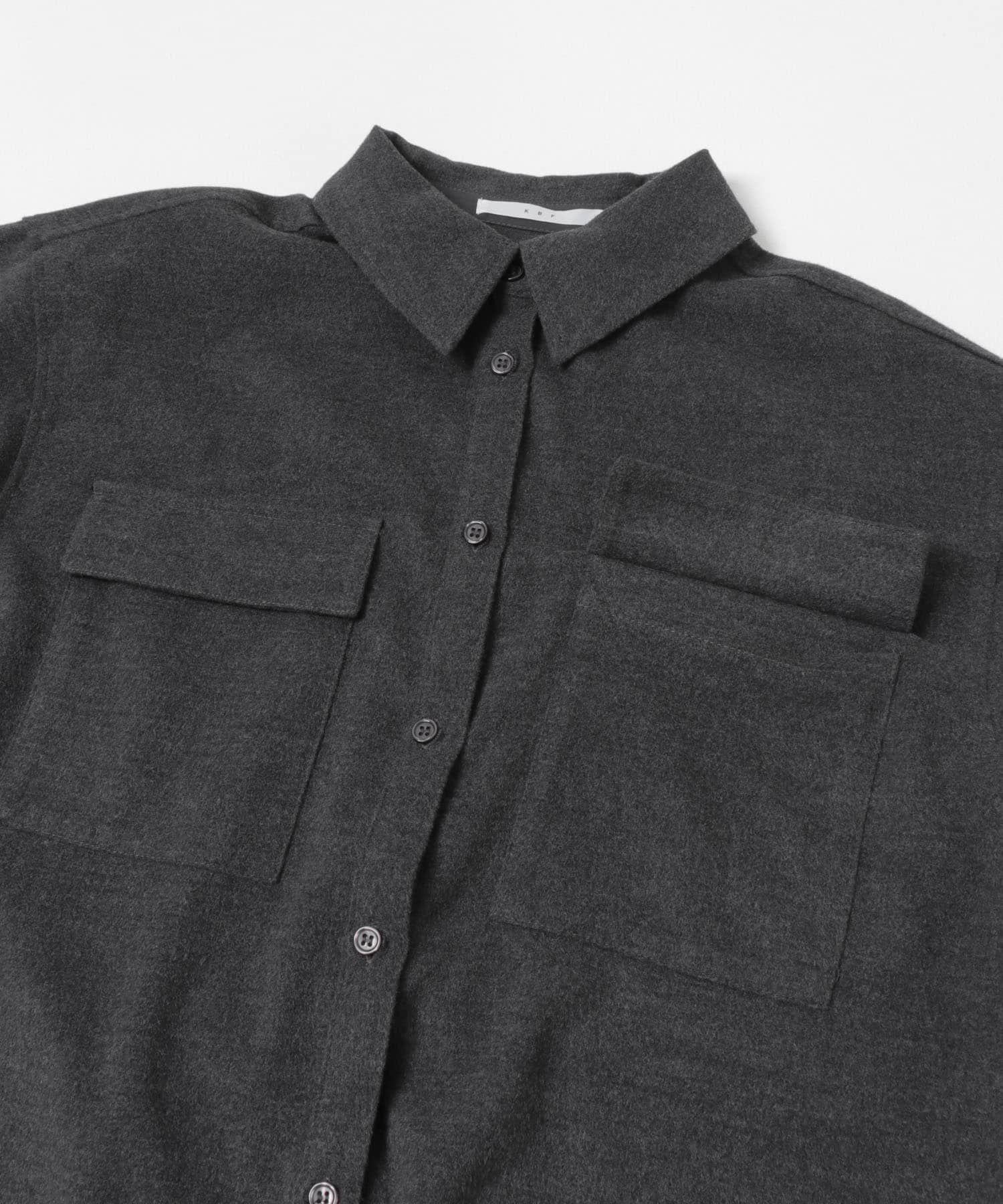  「ウールMIXルーズシャツ」|シャツ・ブラウス|