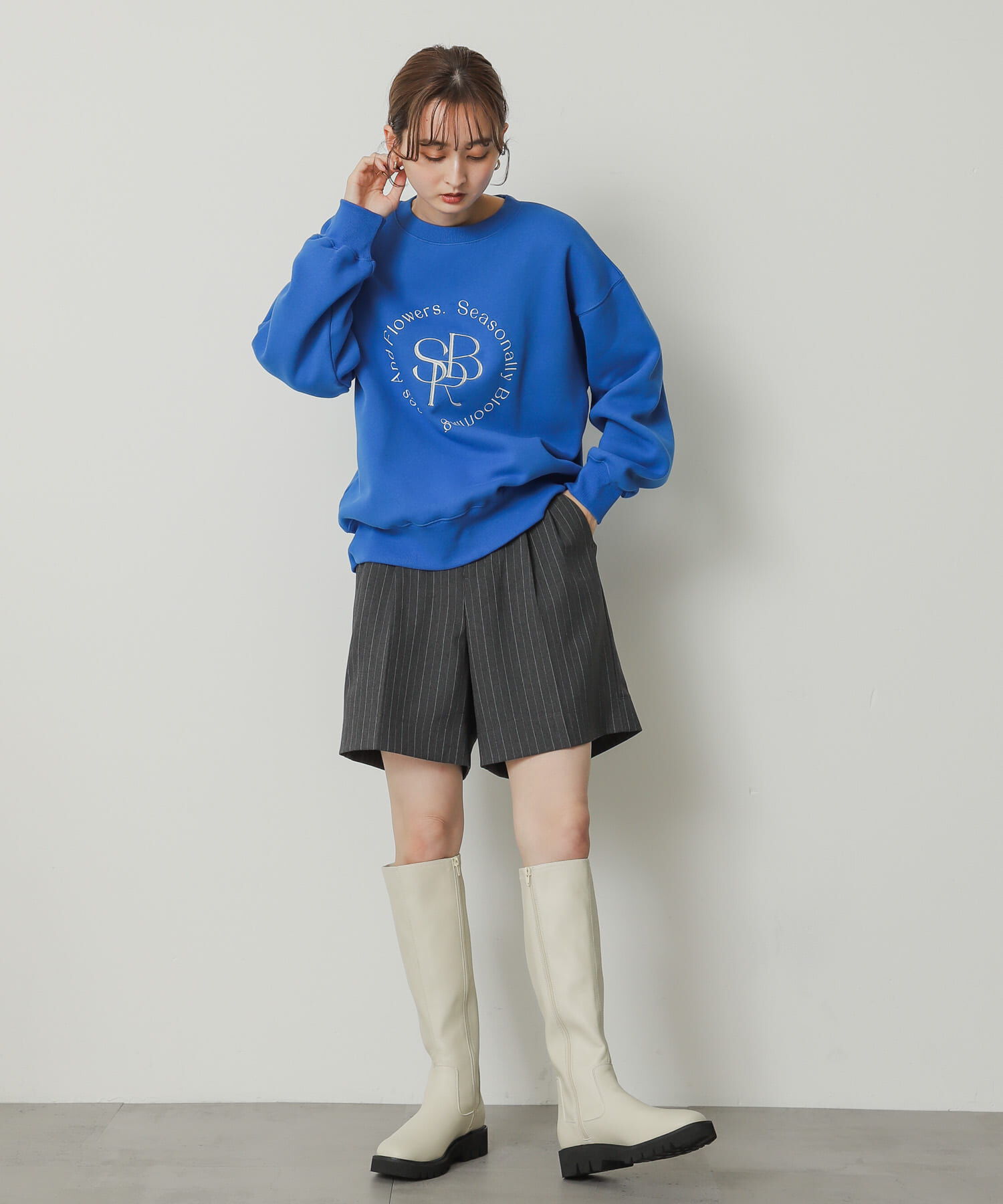 SENSE OF PLACE by URBAN RESEARCH「トラックソールロングブーツ」|ショートブーツ|