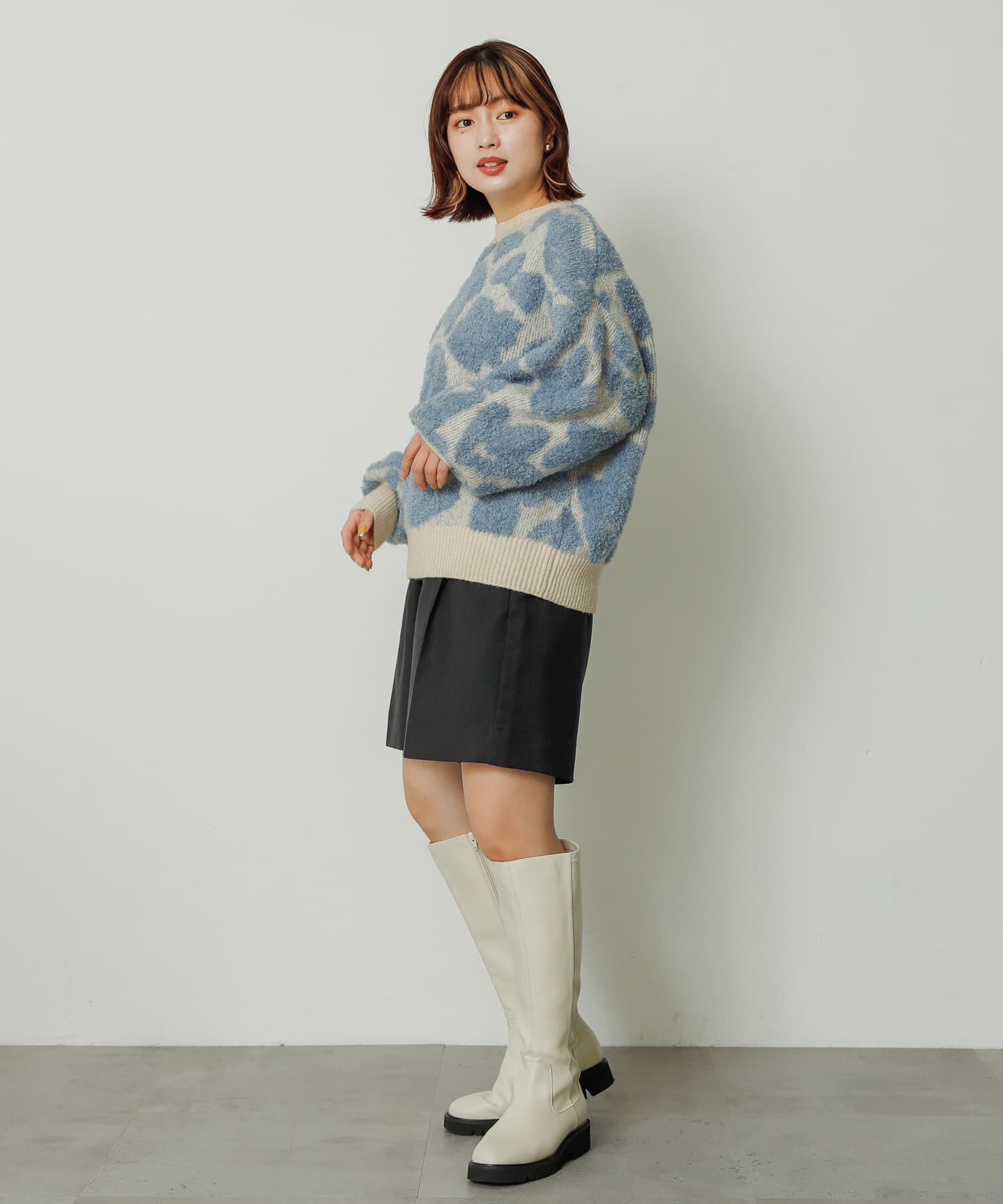 SENSE OF PLACE by URBAN RESEARCH「トラックソールロングブーツ」|ショートブーツ|