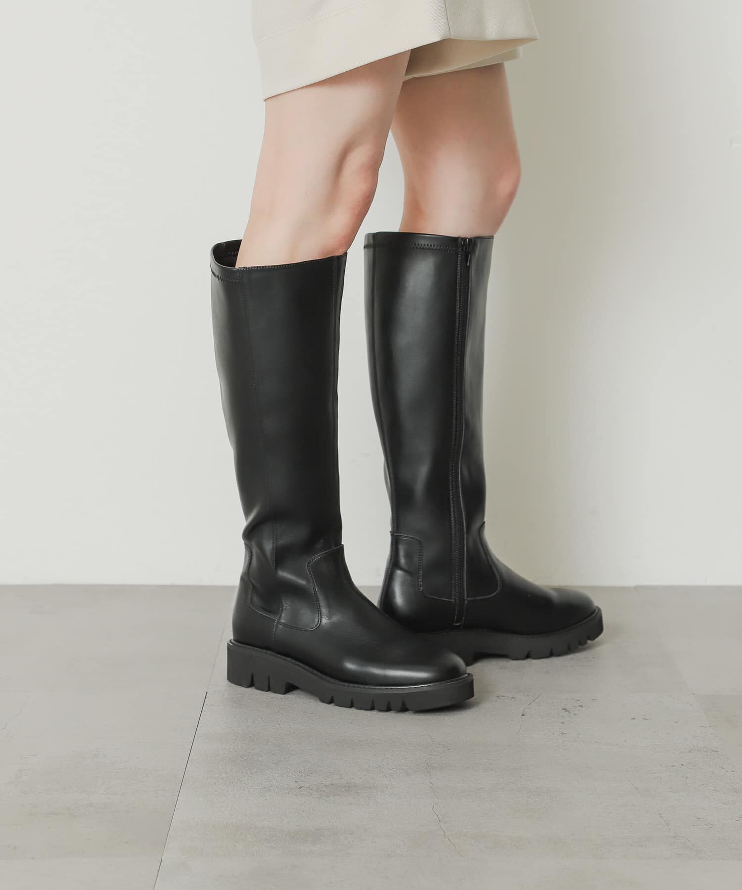 SENSE OF PLACE by URBAN RESEARCH「トラックソールロングブーツ」|ショートブーツ|