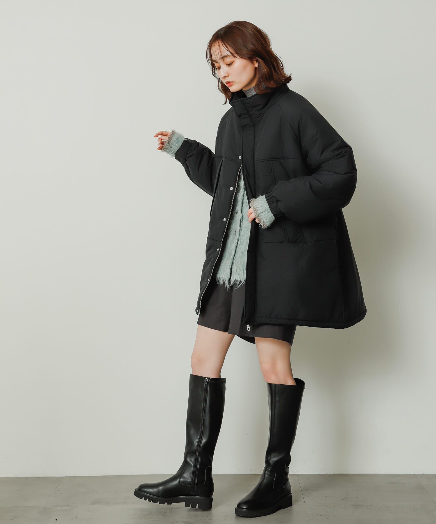 SENSE OF PLACE by URBAN RESEARCH「トラックソールロングブーツ」|ショートブーツ|