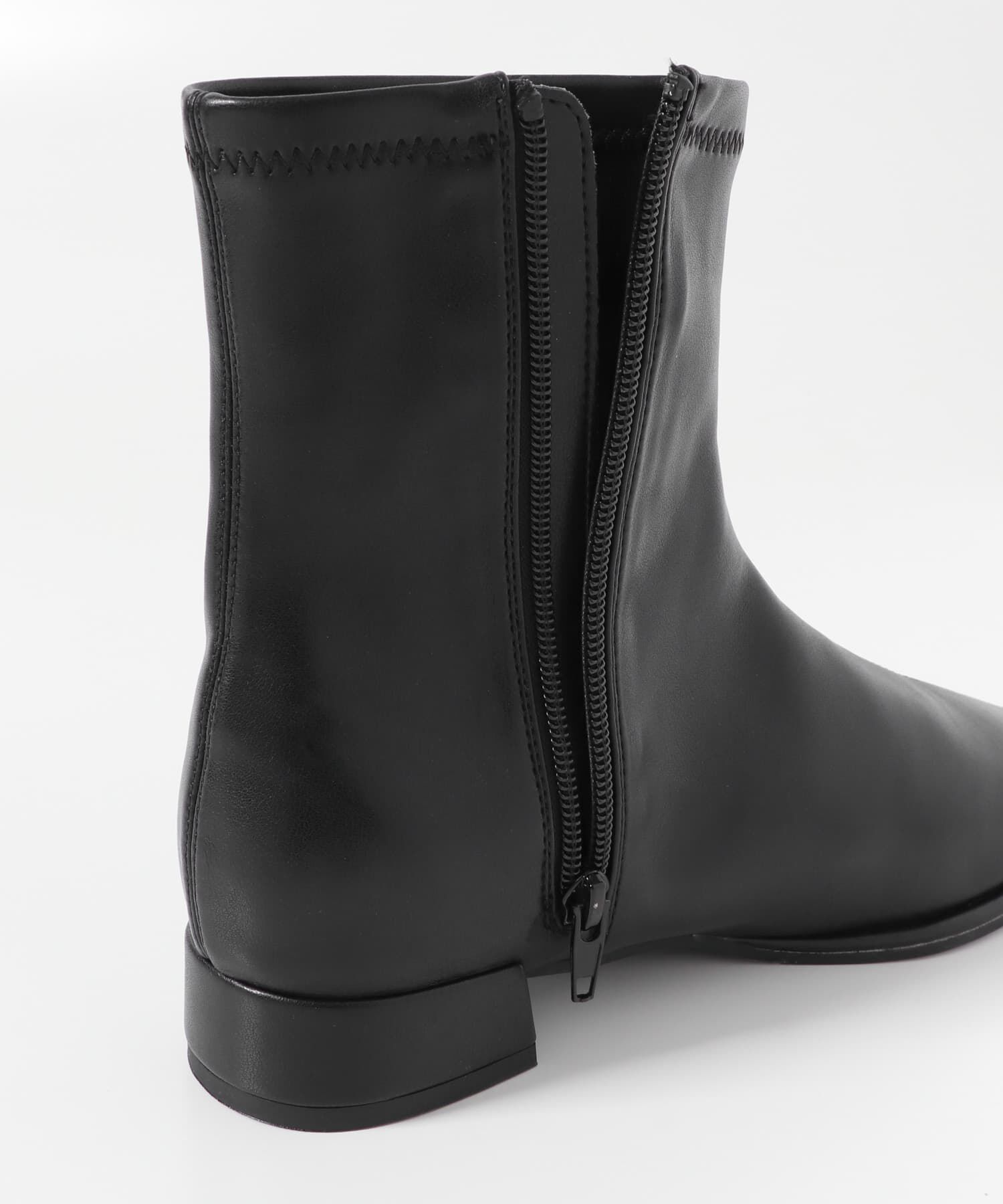 SENSE OF PLACE by URBAN RESEARCH「スクエアトゥセンターシームストレッチローブーツ」|ショートブーツ|