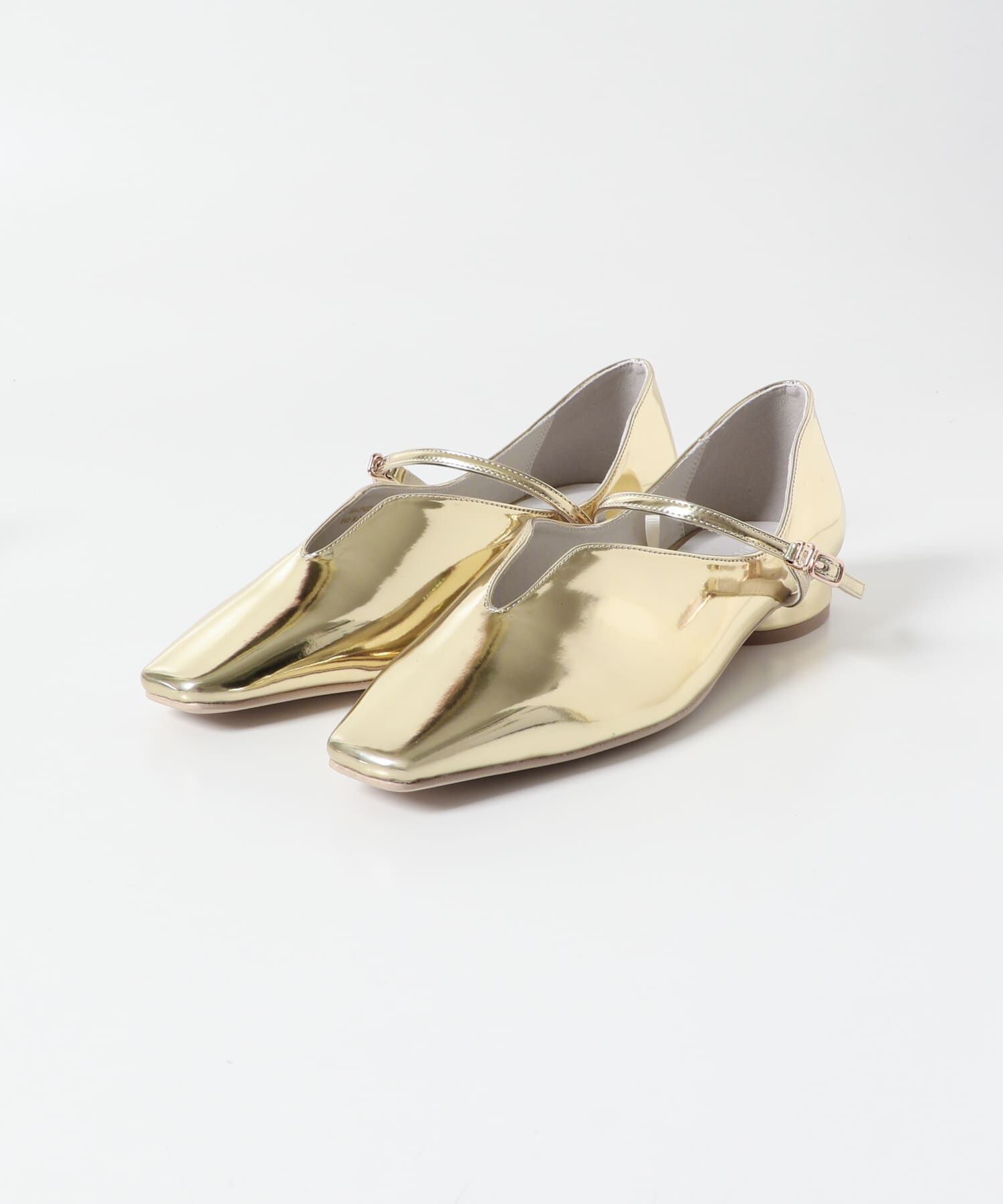 SENSE OF PLACE by URBAN RESEARCH「メタリックポインテッドシューズ」|パンプス|