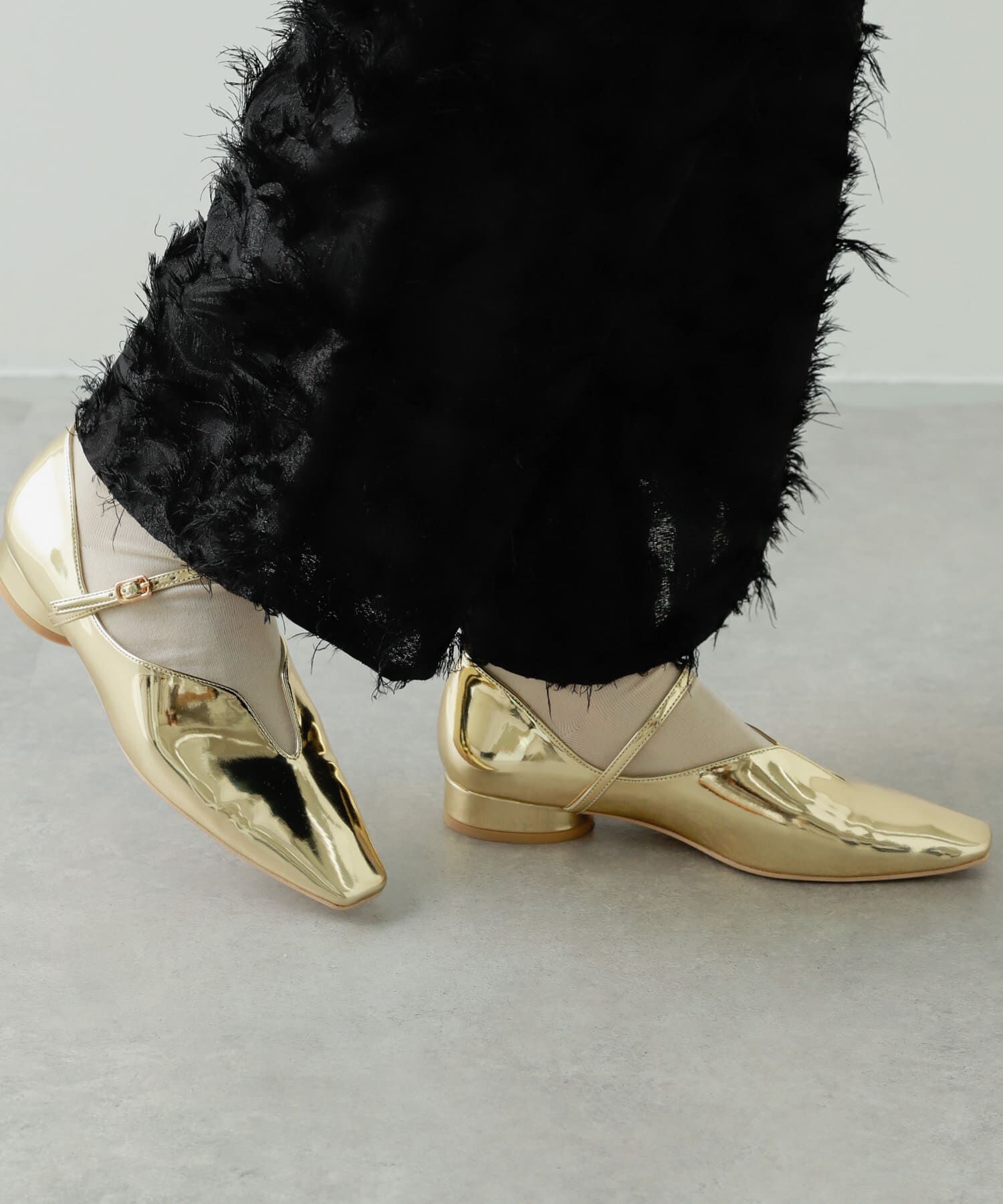 SENSE OF PLACE by URBAN RESEARCH「メタリックポインテッドシューズ」|パンプス|