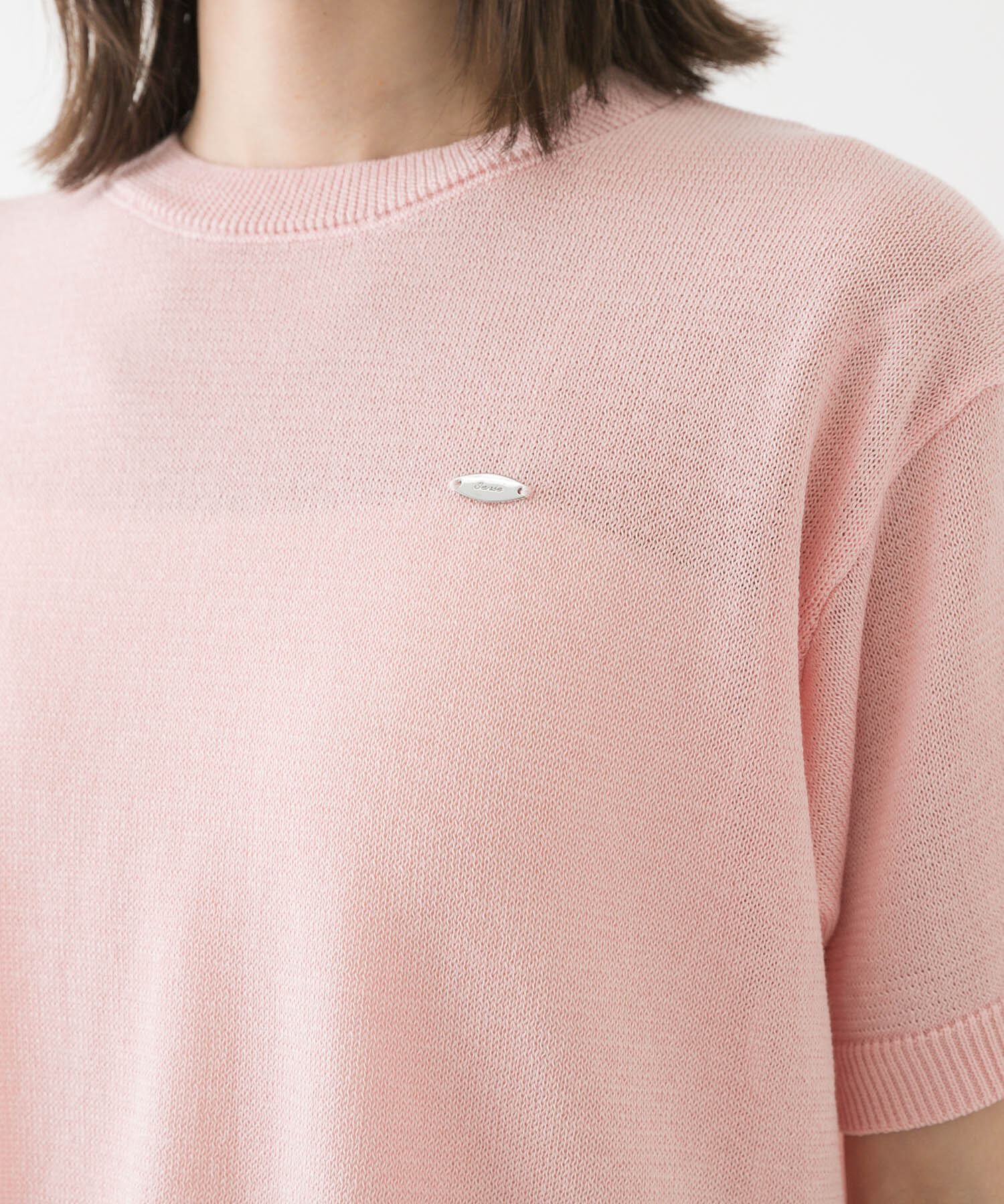 SENSE OF PLACE by URBAN RESEARCH「クルーネッククロップドセーター」|ニット・セーター|