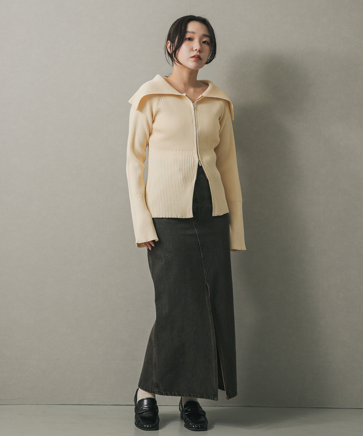 SENSE OF PLACE by URBAN RESEARCH「メタリックギャザーローファー」|ローファー|