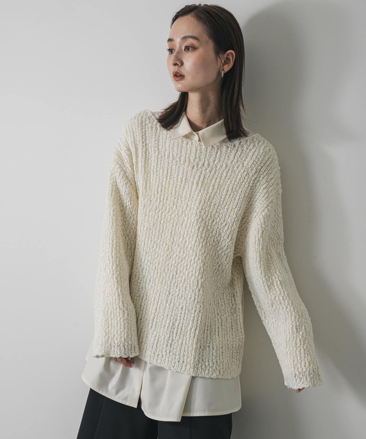 SENSE OF PLACE by URBAN RESEARCH「ポコポコルーズセーター」|ニット・セーター|