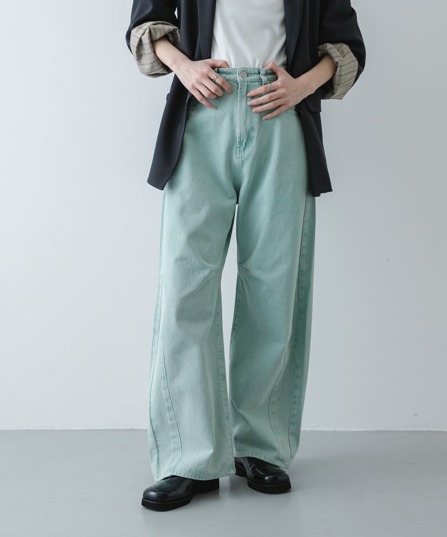 SENSE OF PLACE by URBAN RESEARCH「カーブデニム」|デニム|ミント