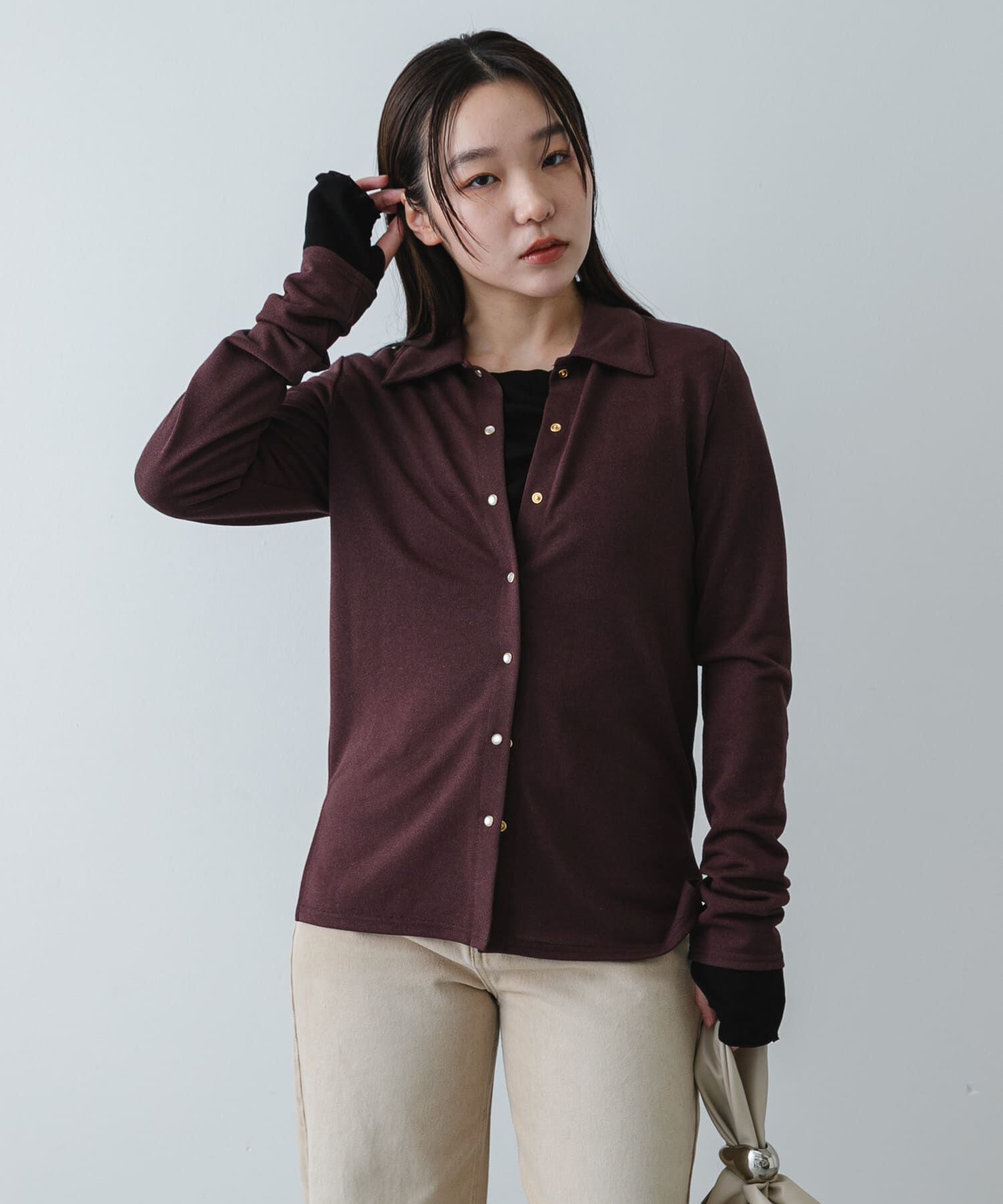 SENSE OF PLACE by URBAN RESEARCH「フロントドットカットシャツ」|シャツ・ブラウス|