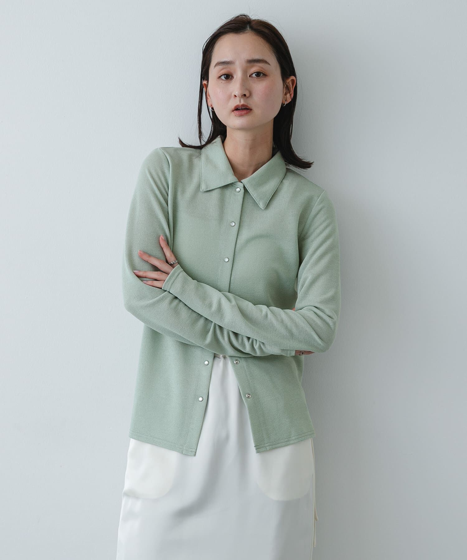 SENSE OF PLACE by URBAN RESEARCH「フロントドットカットシャツ」|シャツ・ブラウス|