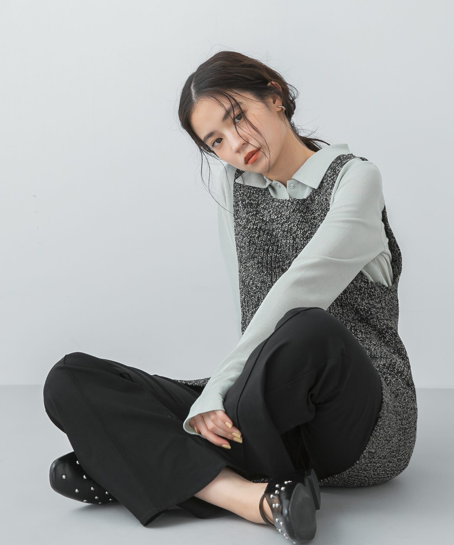 SENSE OF PLACE by URBAN RESEARCH「フロントドットカットシャツ」|シャツ・ブラウス|