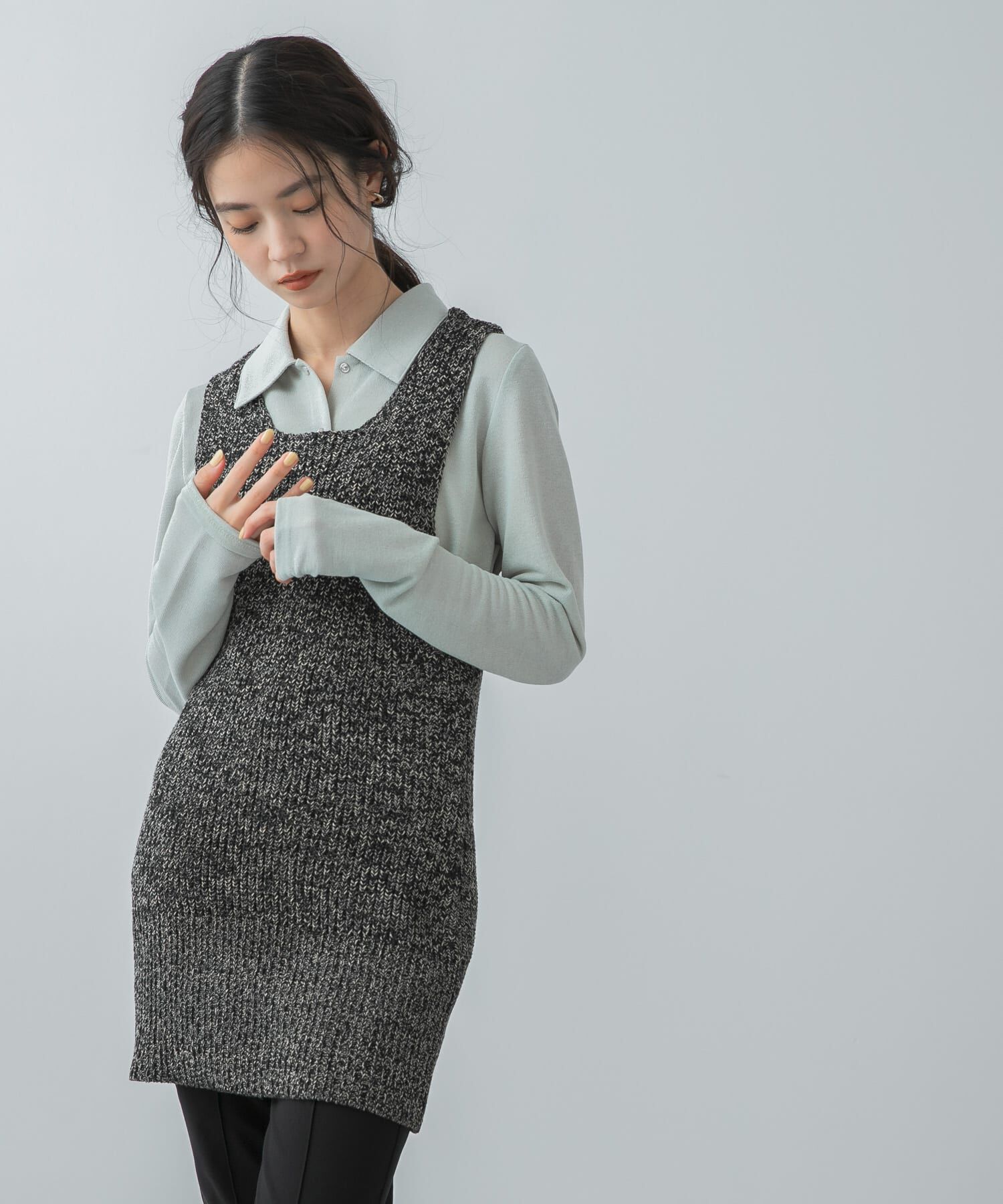 SENSE OF PLACE by URBAN RESEARCH「フロントドットカットシャツ」|シャツ・ブラウス|