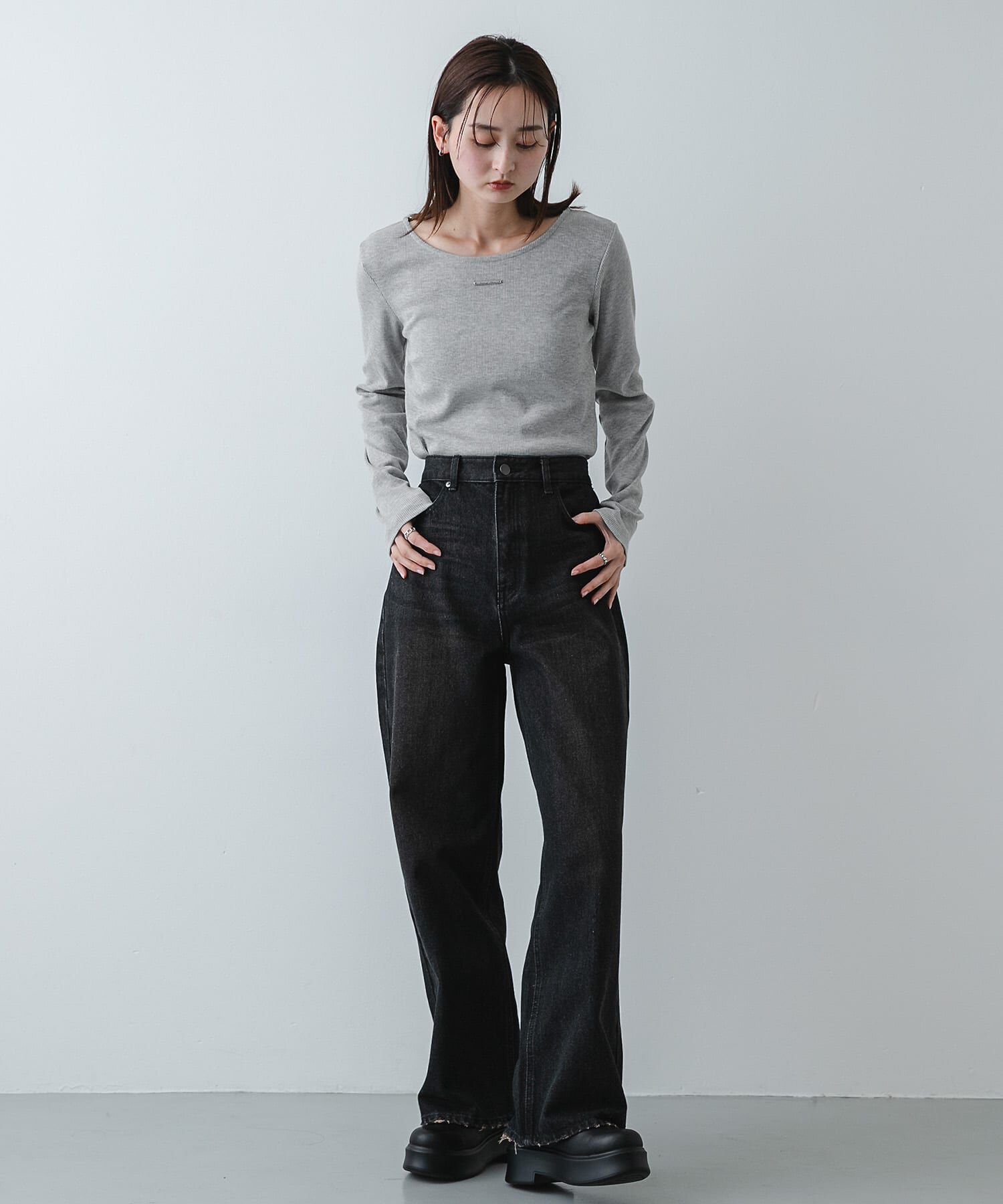 SENSE OF PLACE by URBAN RESEARCH「プレートツキバレエネックトップ」|Tシャツ・カットソー|