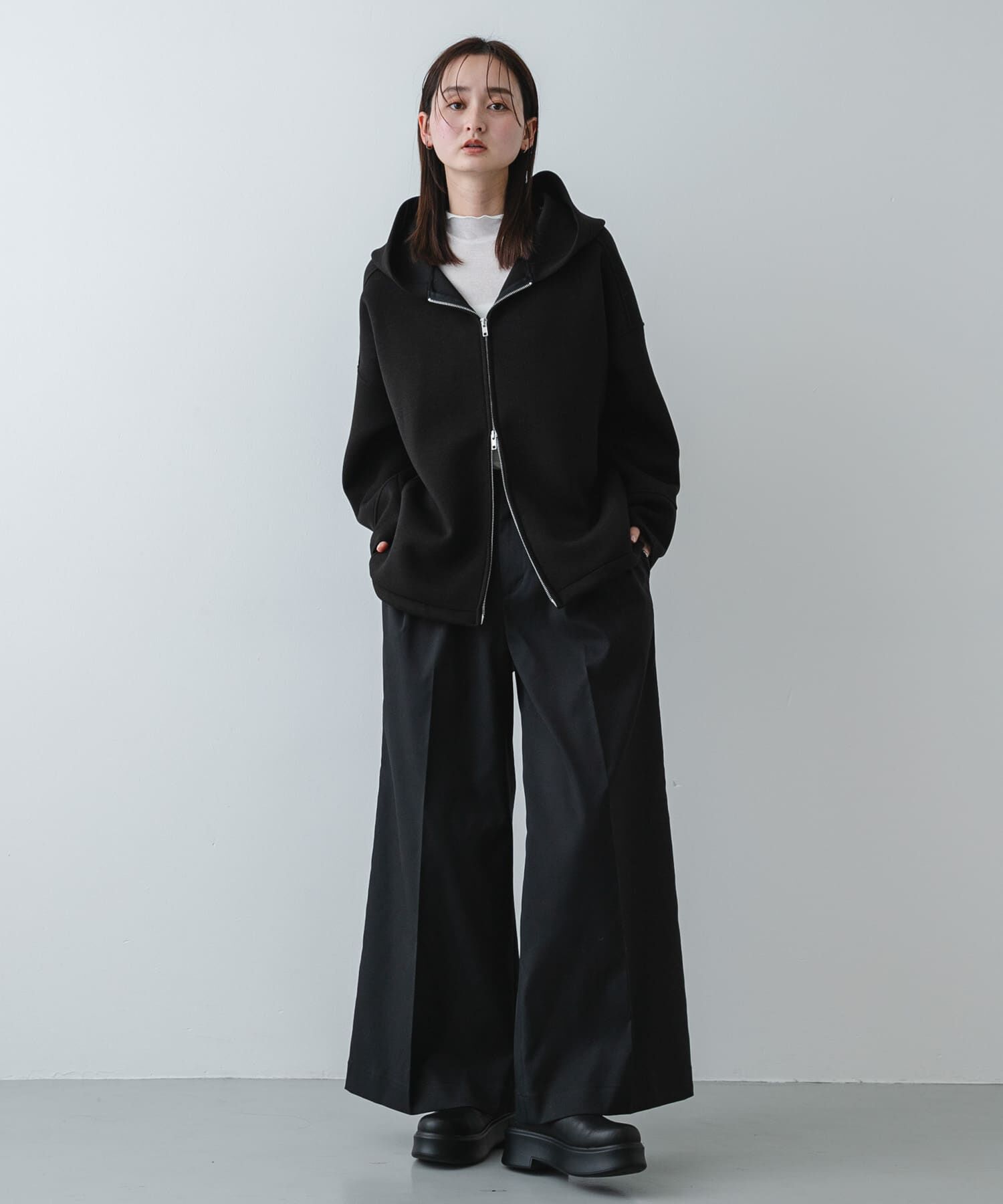 SENSE OF PLACE by URBAN RESEARCH「コクーンスリーブZIPパーカー」|パーカー|